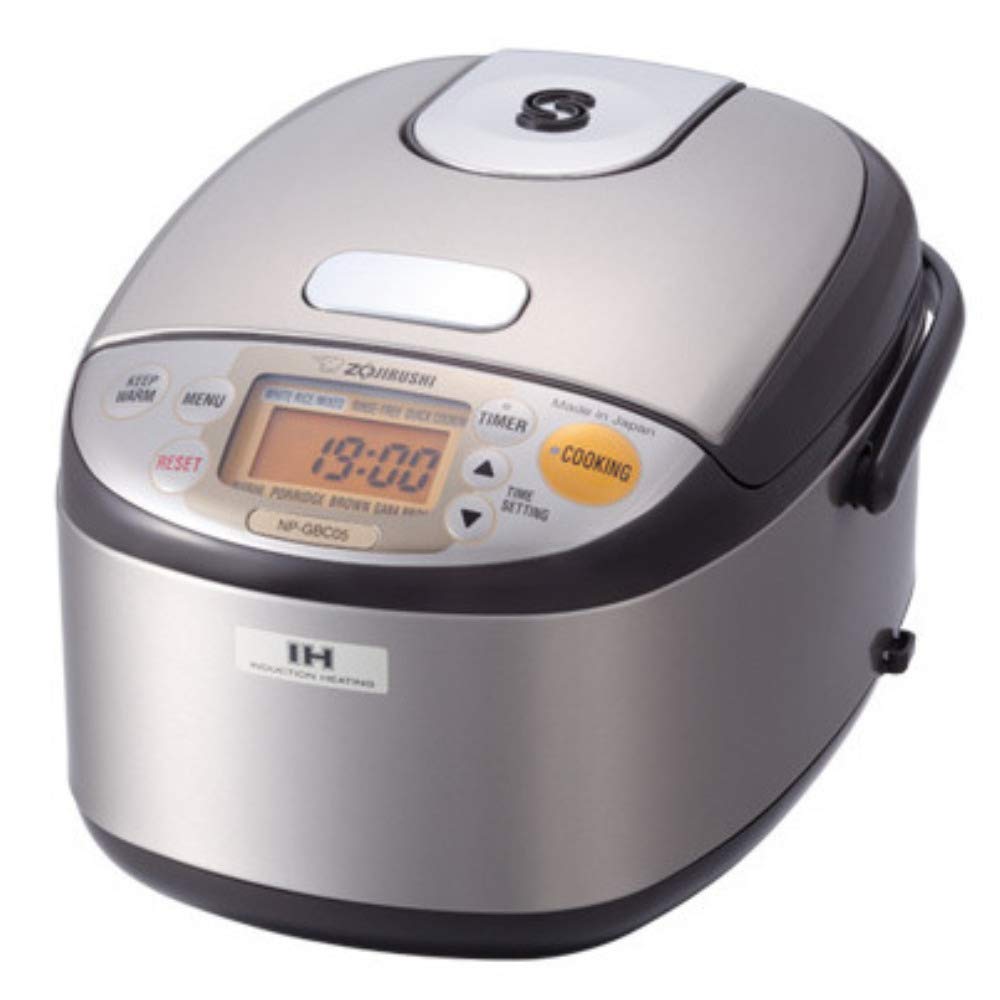 Zojirushi NP-GBC05XT Induction Heating System Rice Cooker and Warmer, 0.54 L, Stainless Dark Brown product image