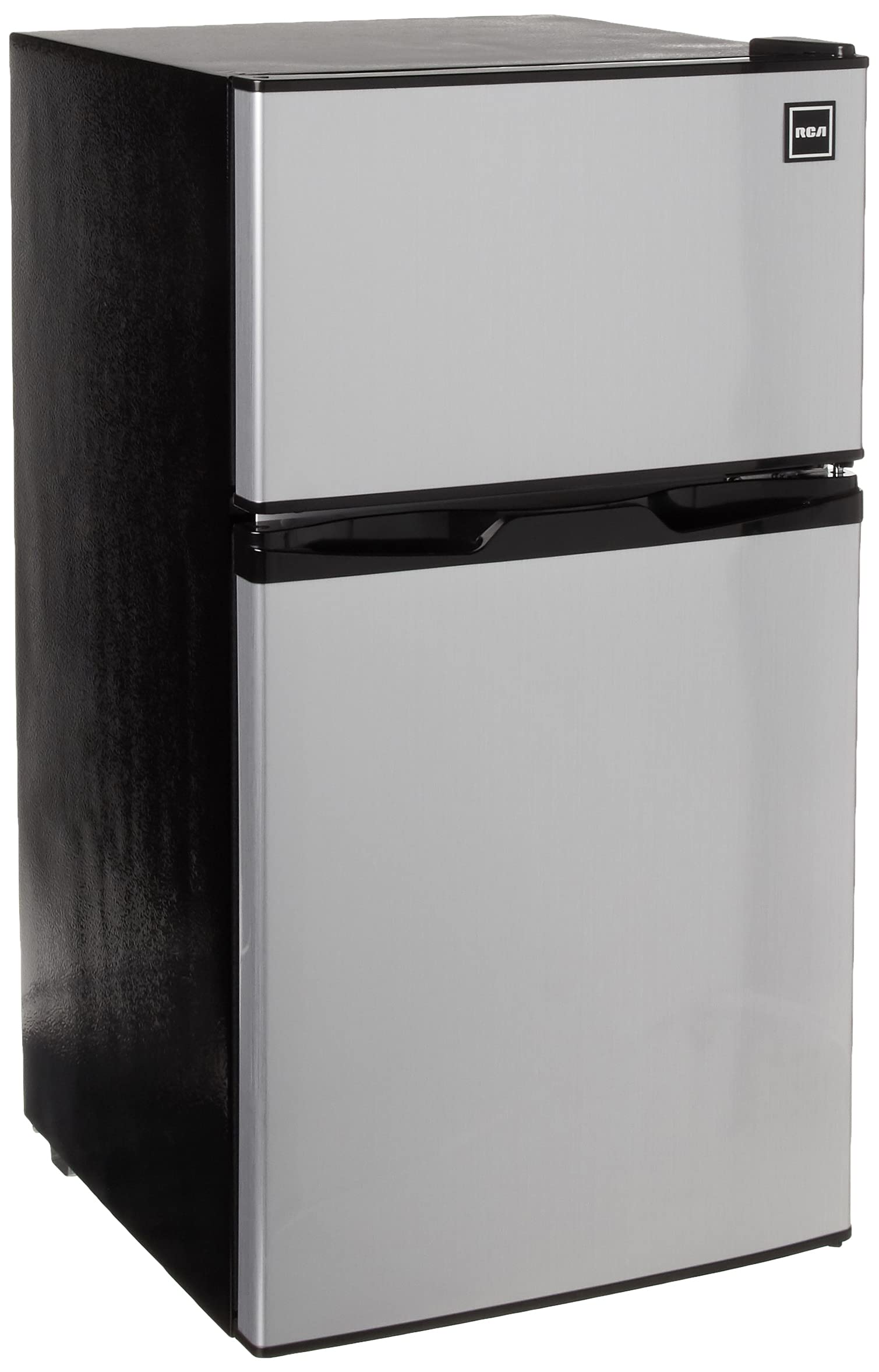 RCA RFR836 3.2 Cu Ft 2 Door Fridge and Freezer, Stainless Steel product image