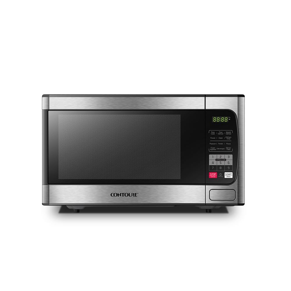 RV Built-In Microwave Oven | Stainless Steel Finish | 900W | 10 Power Levels | Easy-Clean Interior | LED Display | RV-950S product image