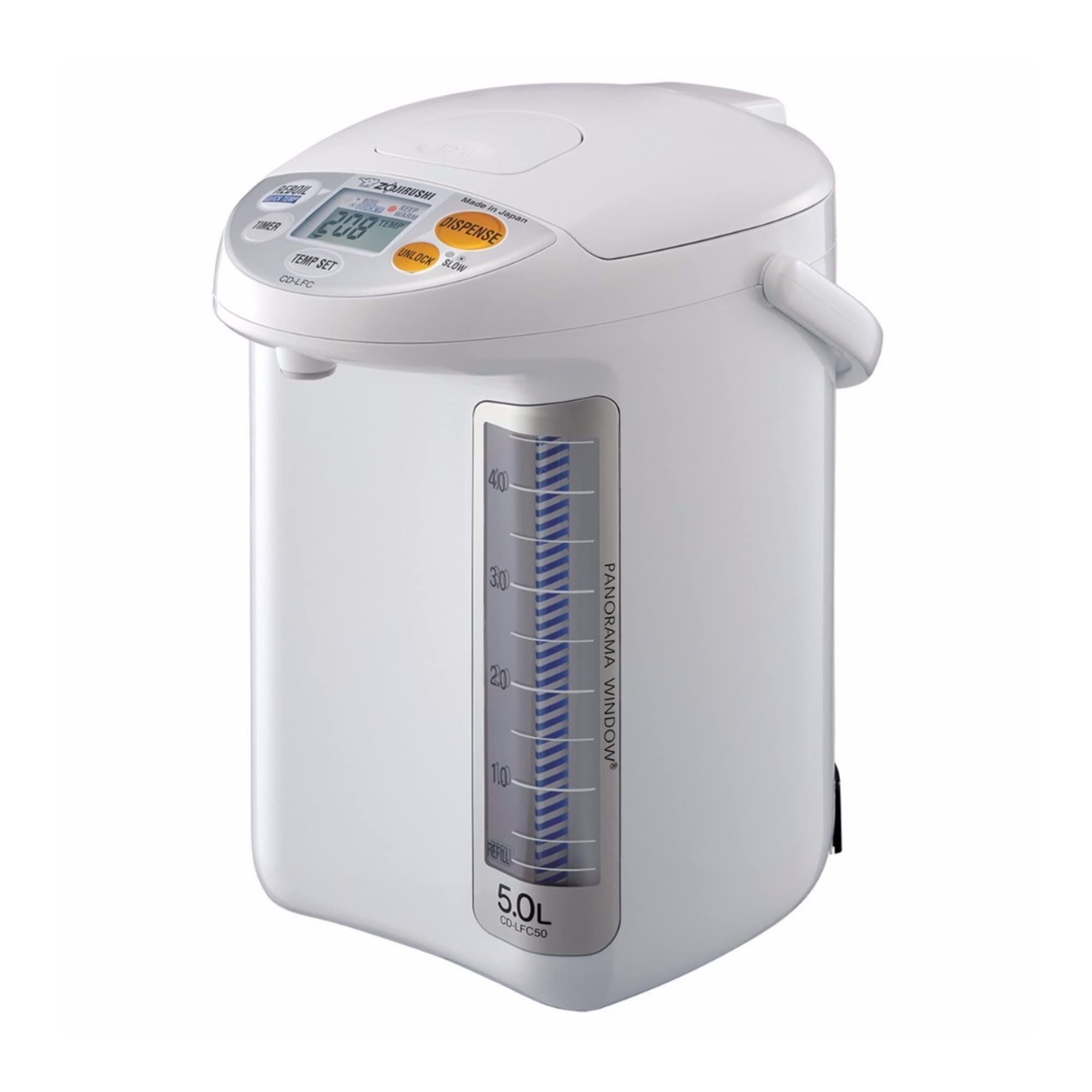 Zojirushi CD-LFC50 Panorama Window Micom Water Boiler and Warmer 169-ounce, 5.0-Liter, White product image