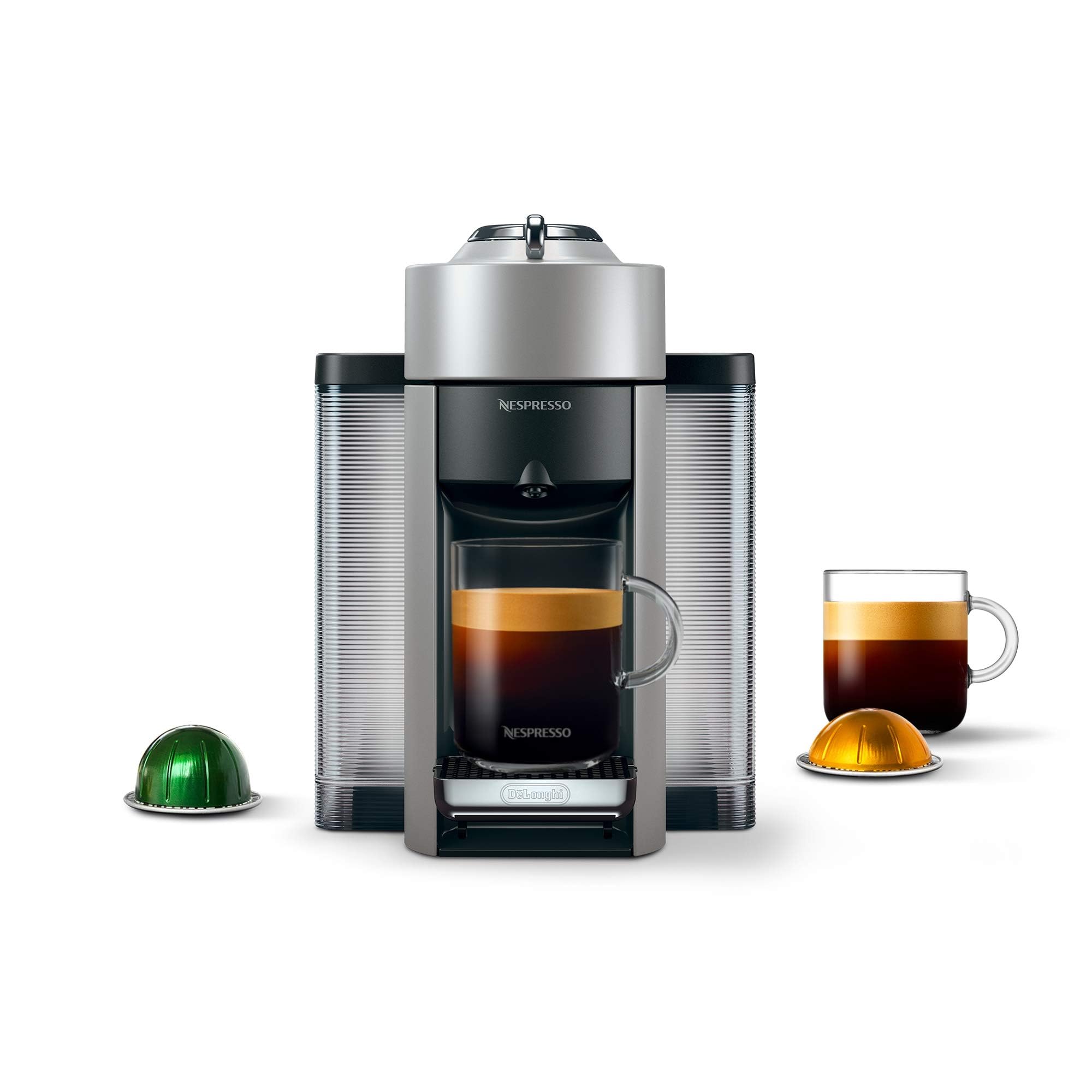 Nespresso Vertuo Coffee and Espresso Machine by De’Longhi, 1597 milliliters, Silver product image
