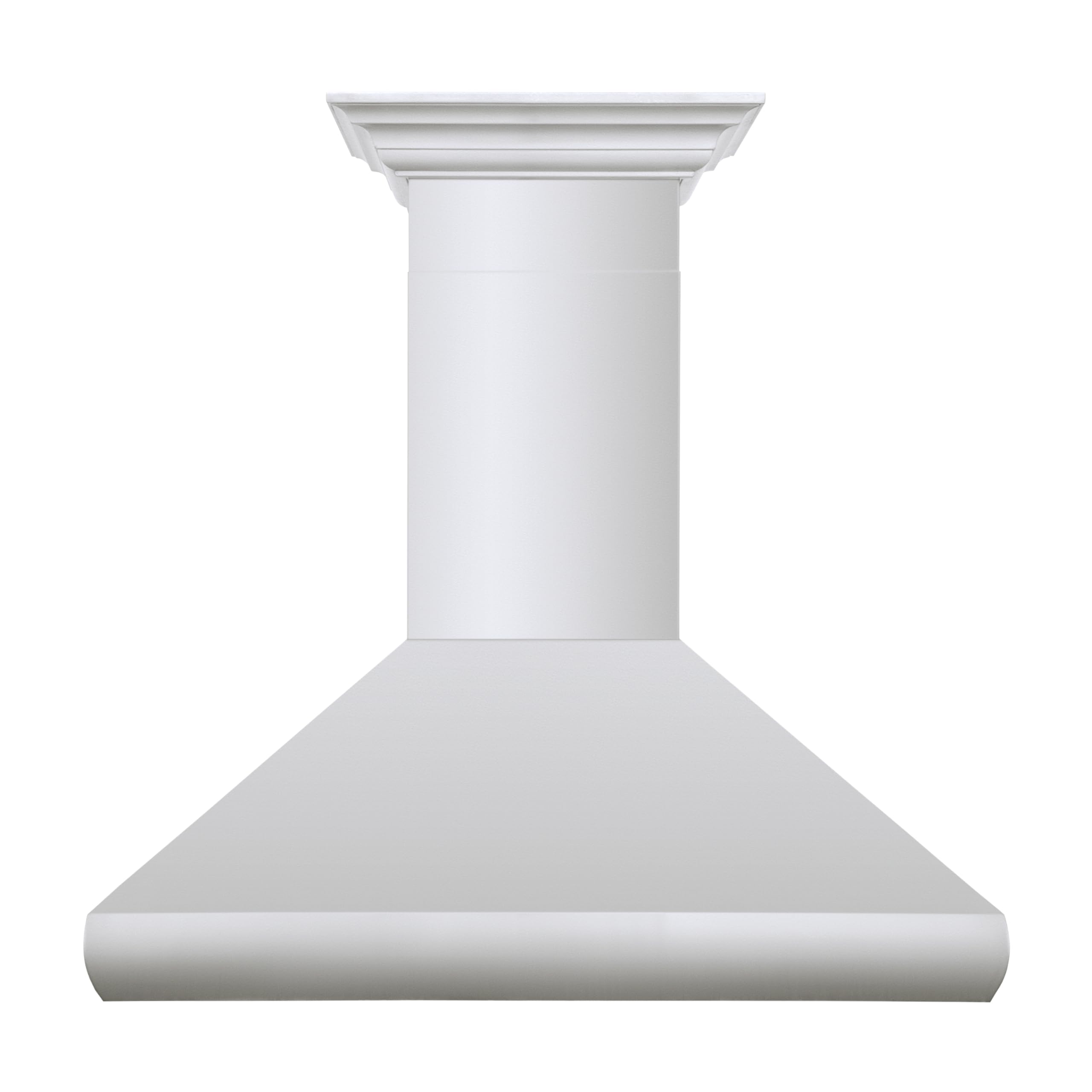 ZLINE 36 in. Professional Convertible Vent Wall Mount Range Hood in Stainless Steel with Crown Molding 587CRN-36 product image