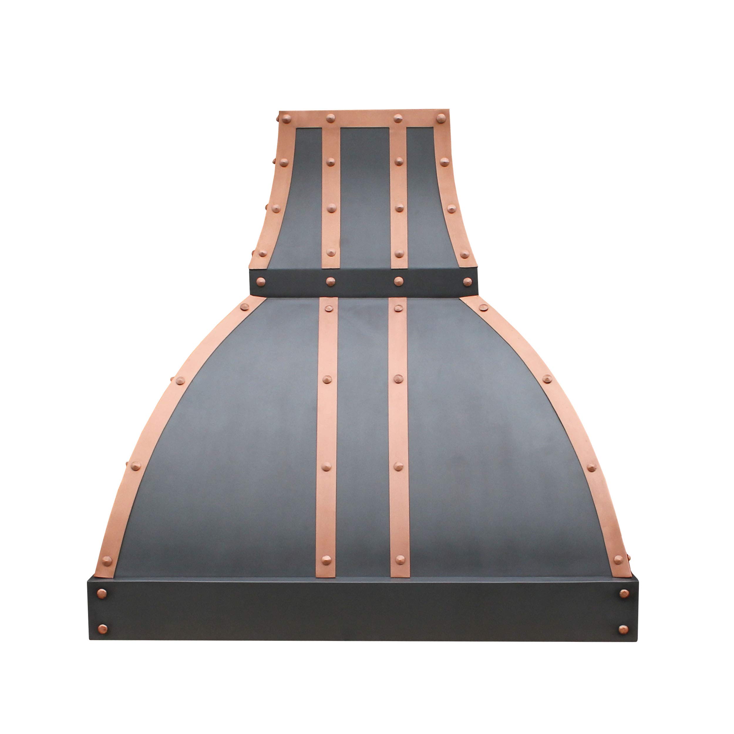 Copper Kitchen Oven Hood Comes with Professional Stainless Steel Range Hood Vent Oil Rubbed Bronze Patina Sinda H1STRO product image