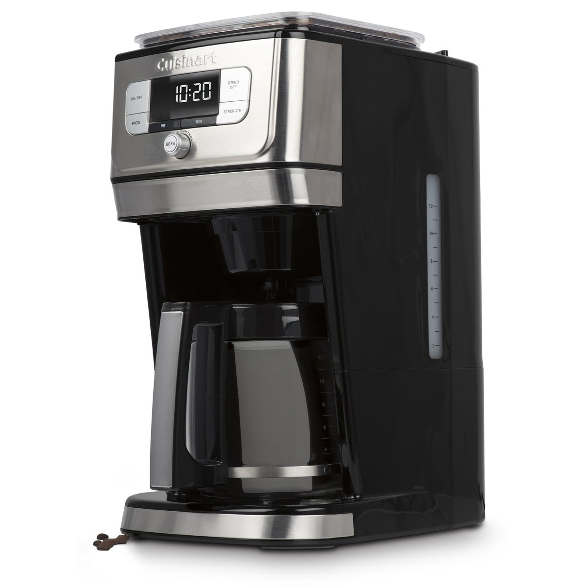 Cuisinart DGB-800C Fully Automatic 12-Cup Burr Grind & BrewTM Coffeemaker, Black/Silver, 1 Count, Silver product image
