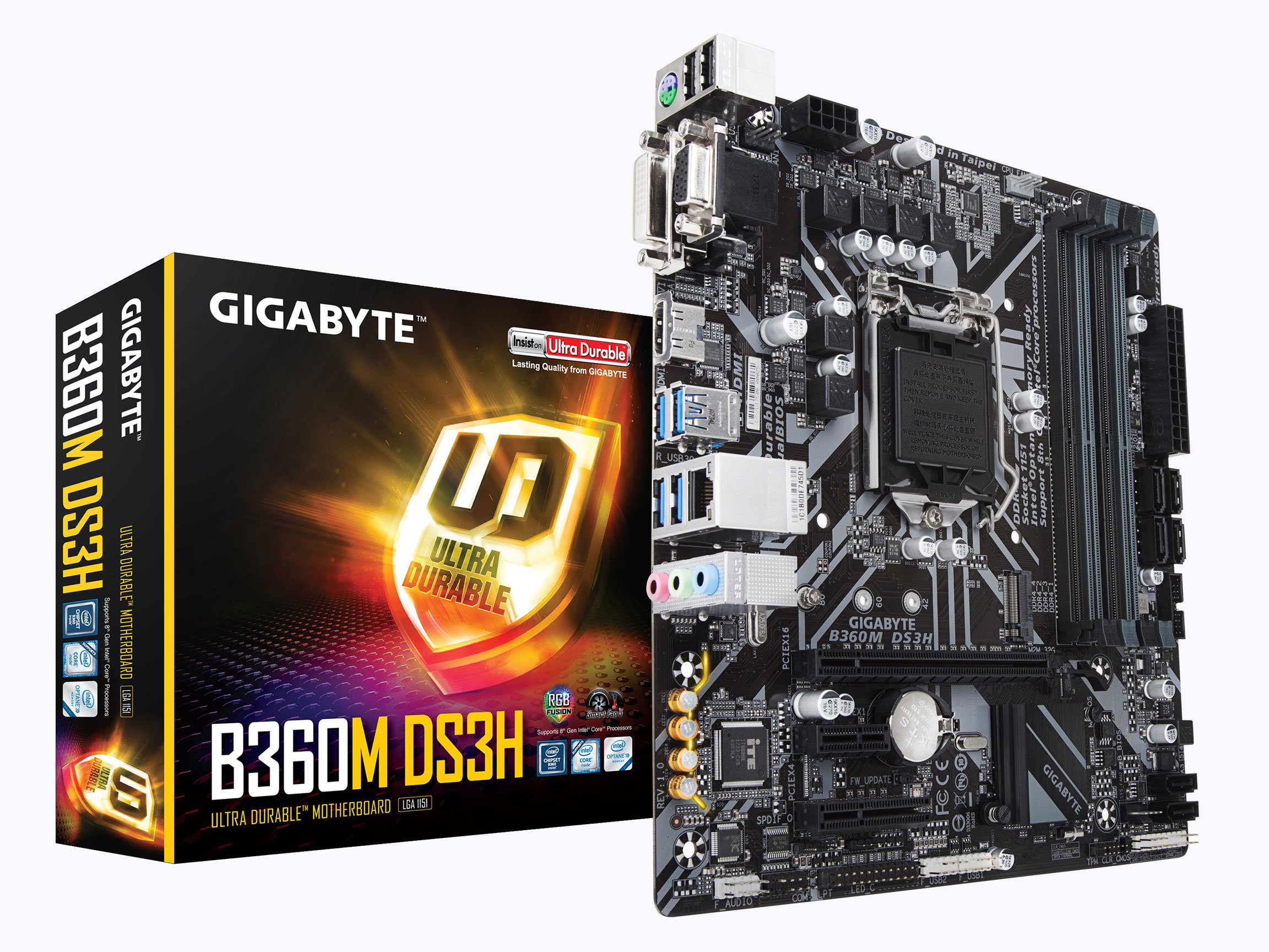 GIGABYTE B360M DS3H product photo