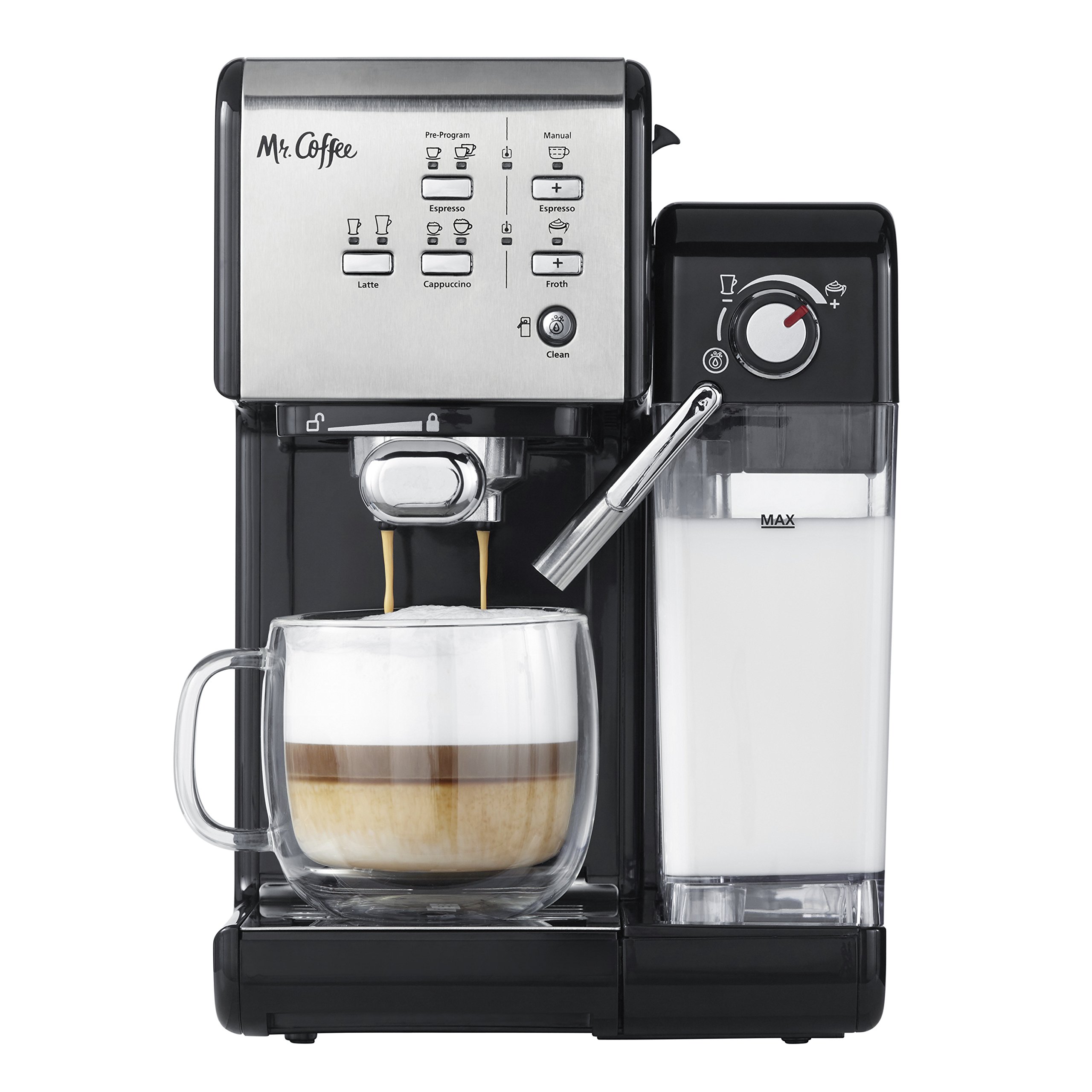 Mr. Coffee Programmable Espresso & Cappuccino Machine product photo