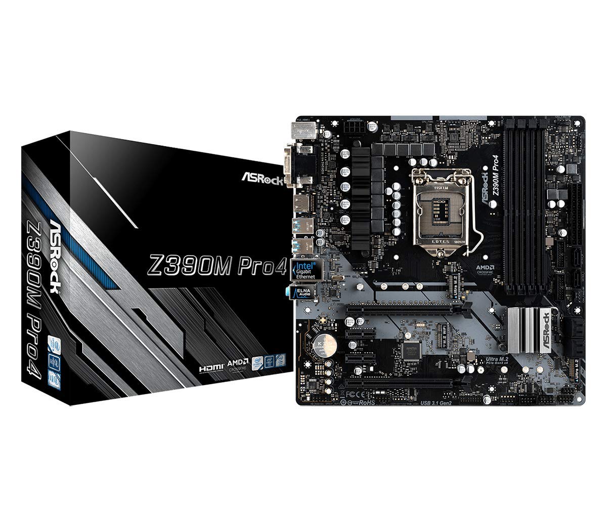ASRock Motherboard Z390M PRO4 product image