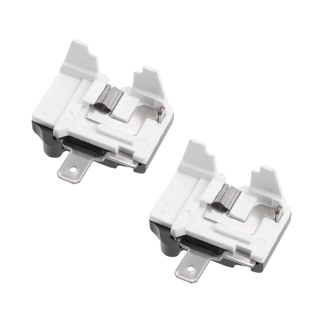 uxcell 2 Pcs Refrigerator Thermal Overload Protector 1/3HP 250W Freezer Compressor Replacement Part product image
