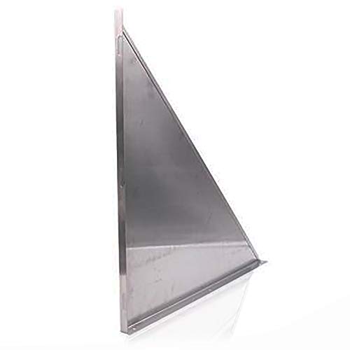 Stainless Steel Quarter End Panel for Restaurant Canopy Exhaust Hood product photo