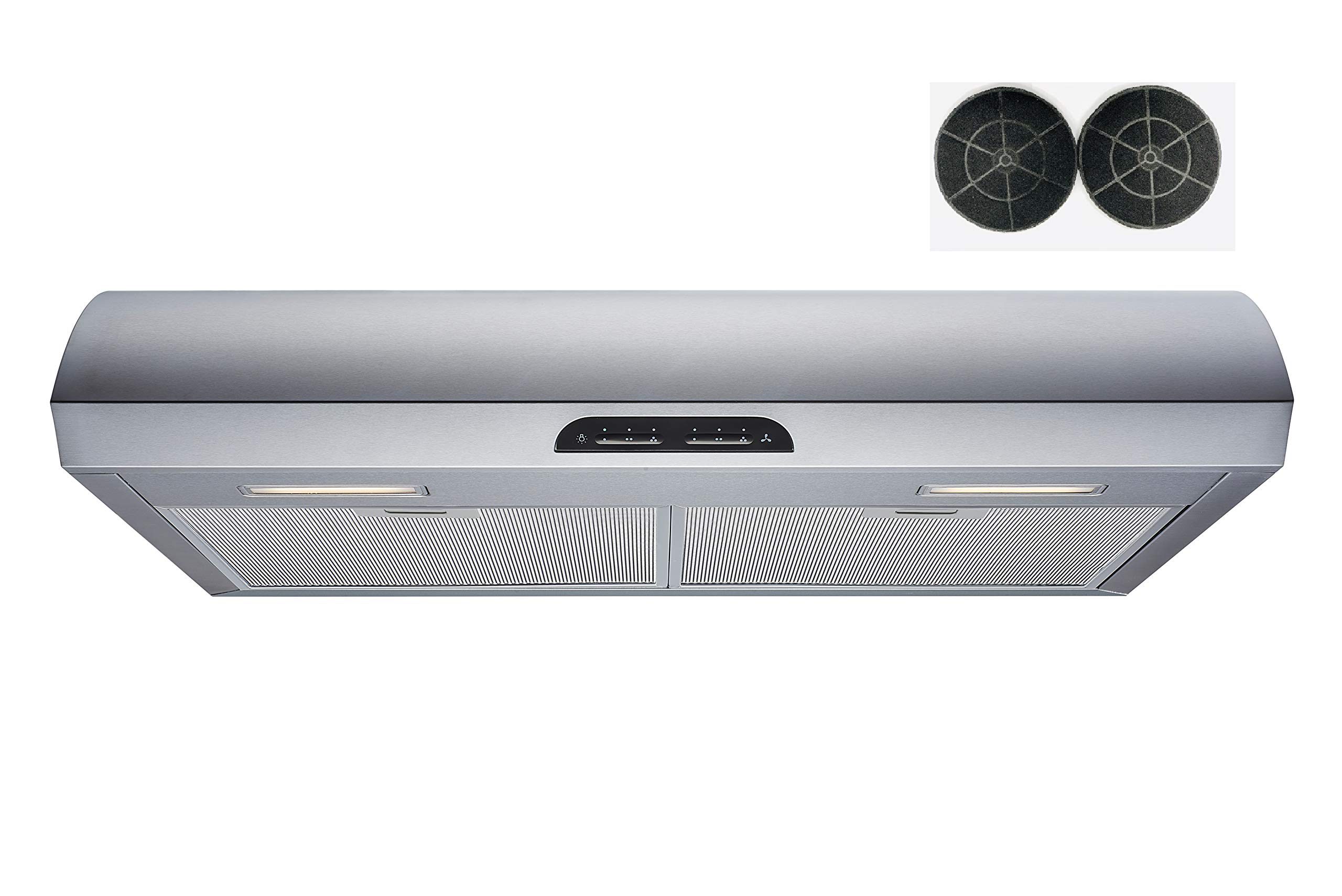 Winflo 30 In. 600 CFM Convertible Stainless Steel Under Cabinet Range Hood product photo