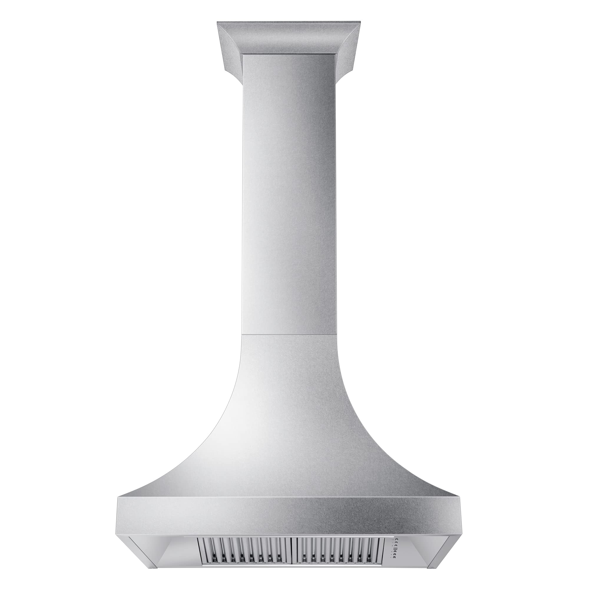 ZLINE 48 in. Designer Series Satin Stainless Steel Ducted Wall Range Hood product photo