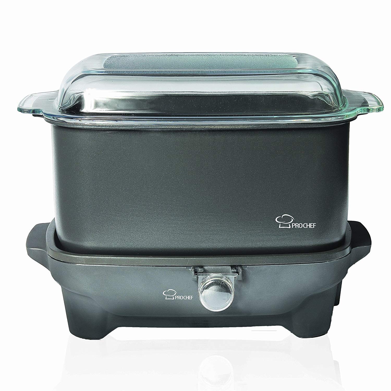 12 qt Flat Base Slow Cooker Crock Pot product photo