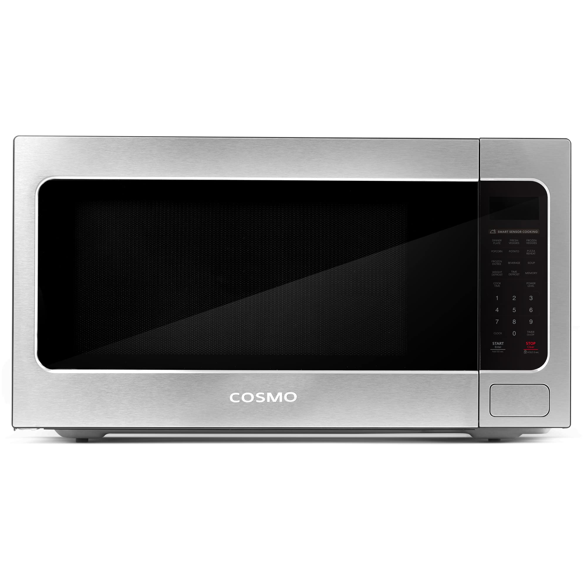 Cosmo COS-BIM22SSB 24 in. Nebula Collection 2.2 cu. ft. Countertop Microwave Oven in Stainless Steel product image