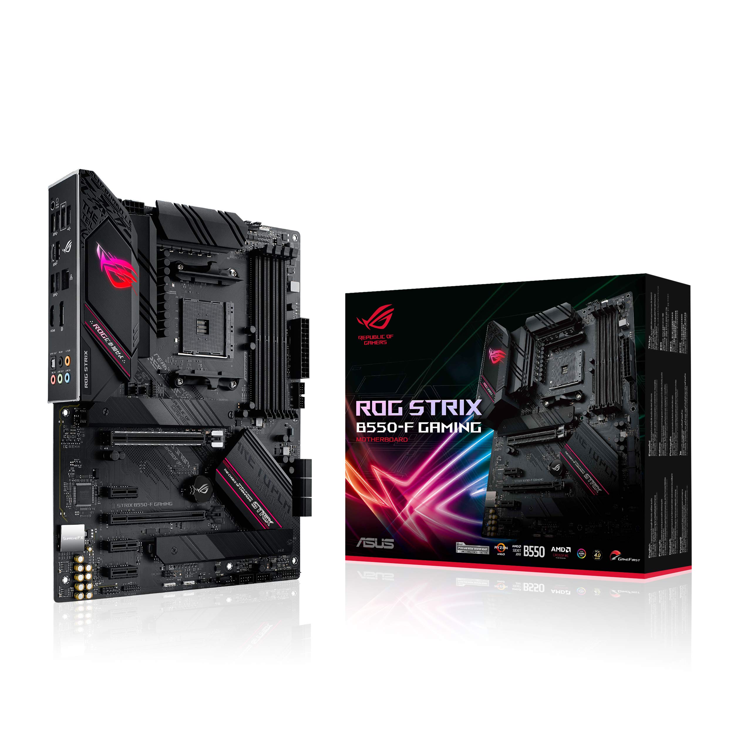 ASUS ROG Strix B550-F Gaming Motherboard, AMD AM4 Zen 3 Ryzen 5000 product image