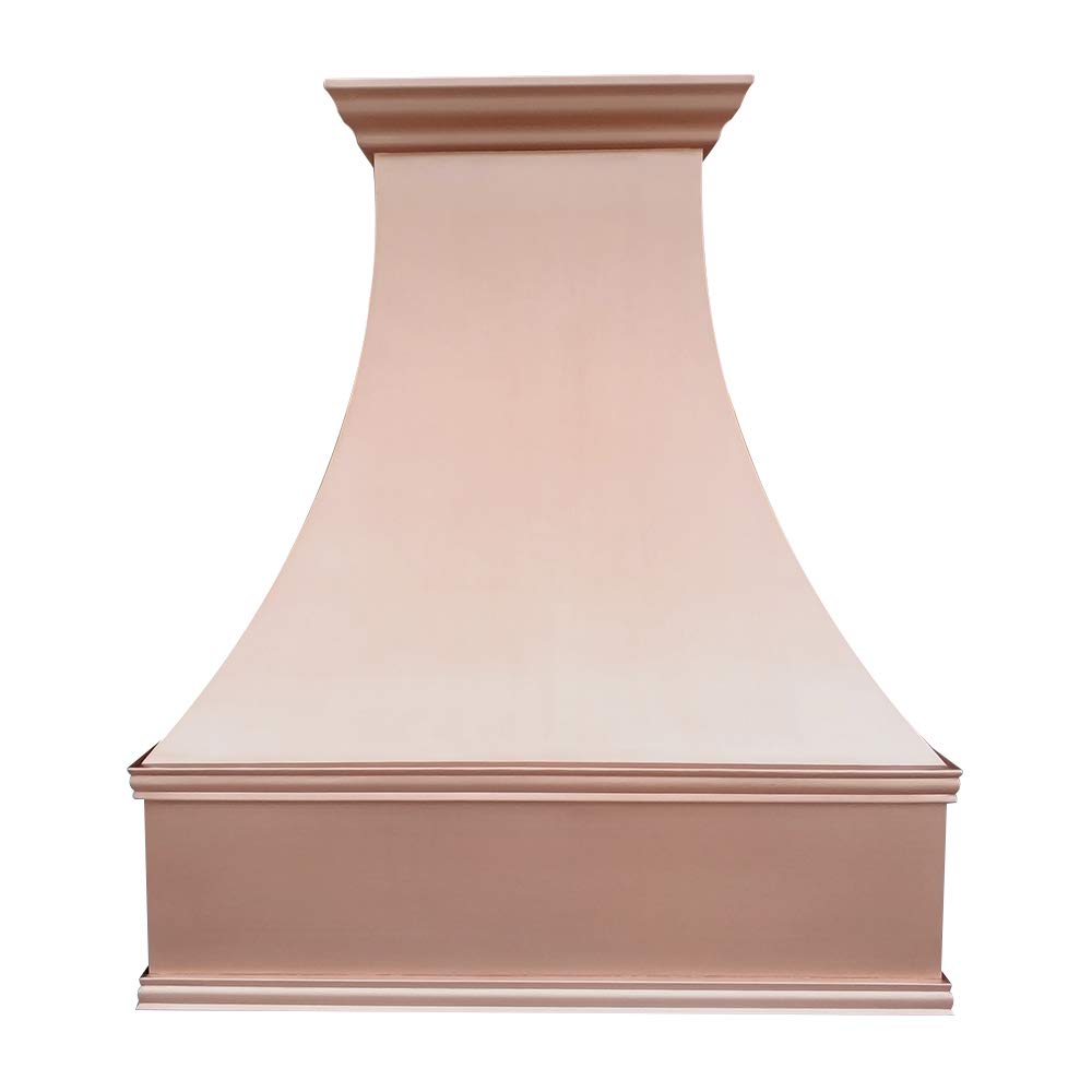 CT Copper Range Hood Wall Mount with Ductless Hood Insert,36-Inch Wide,VH7, Penny Smooth Color product image