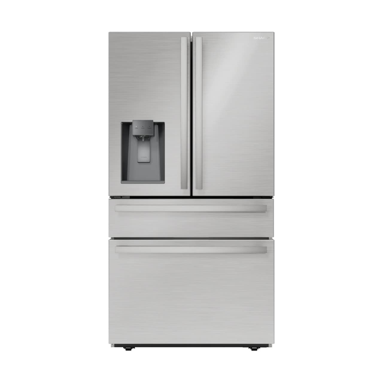 SHARP SJG2254FS Sharp French 4-Door Counter-Depth Refrigerator with Water Dispenser product image