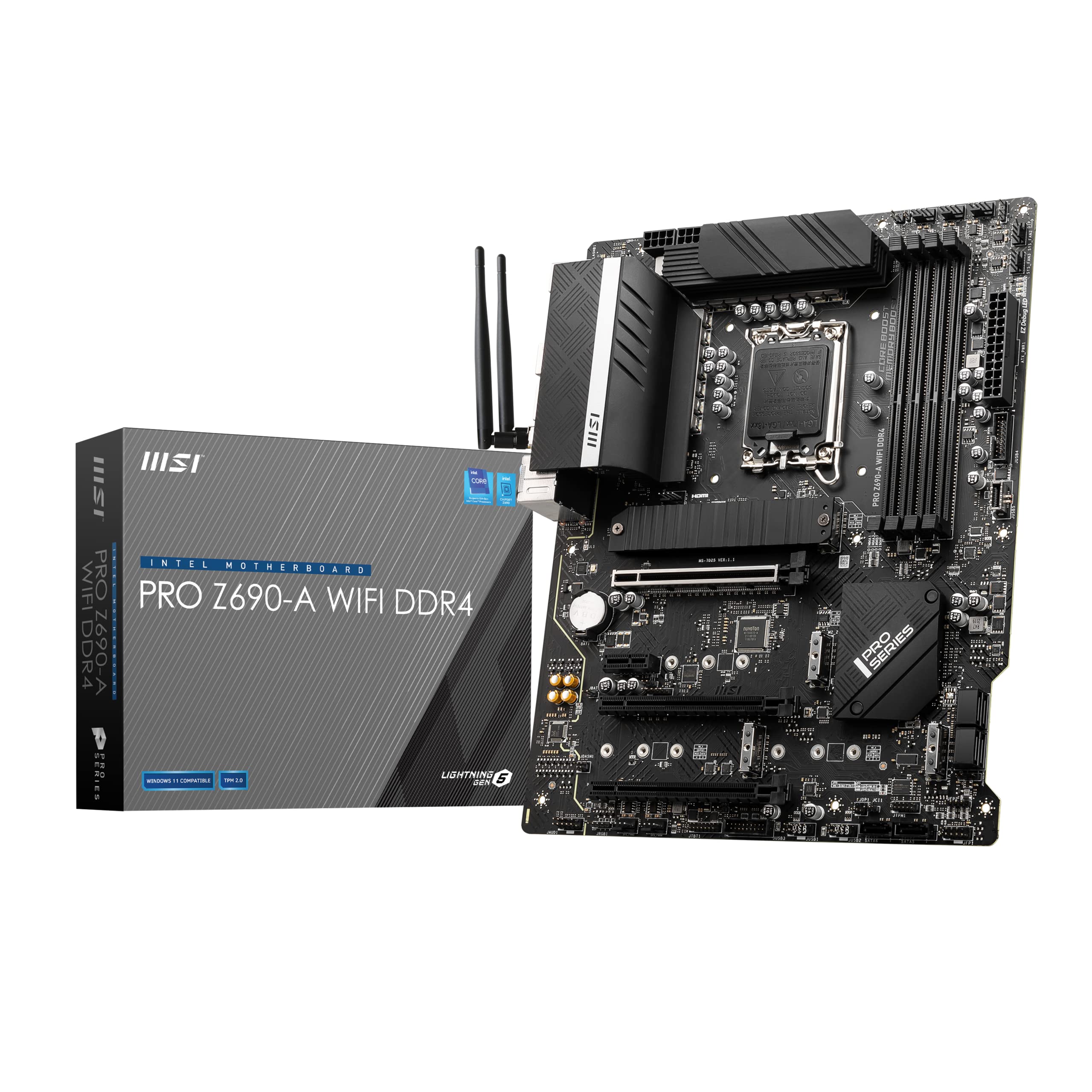 MSI PRO Z690-A WIFI DDR4 motherboard Intel Z690 ATX product image