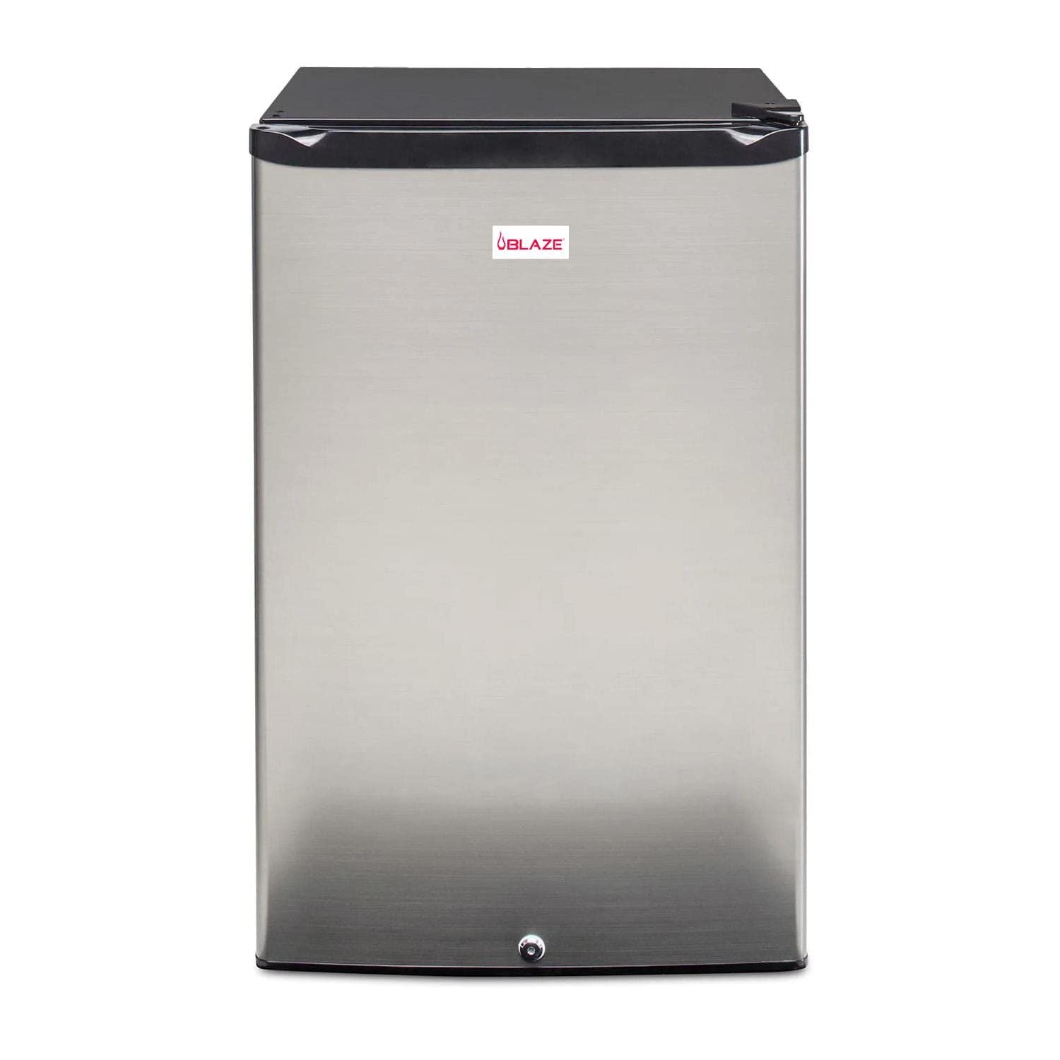 Blaze 20‑Inch Outdoor Rated Compact Refrigerator | 4.4 Cu Ft Stainless Steel Fridge with LED Lighting, Dial Thermostat, Reversible Door & Recessed Handle | BLZ‑SSRF‑126 product image