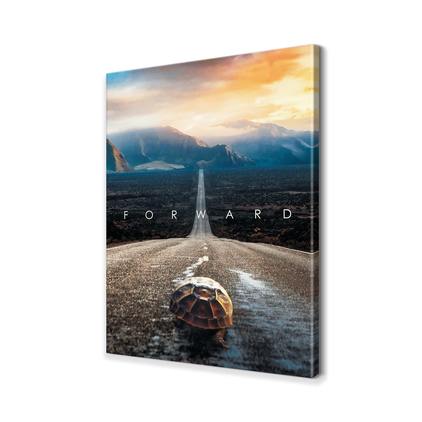 Motivational Canvas Wall Art Entrepreneur Forward Poster Print Decorations Decor for Office Living Room and Bedroom 18" W x 24" H product image