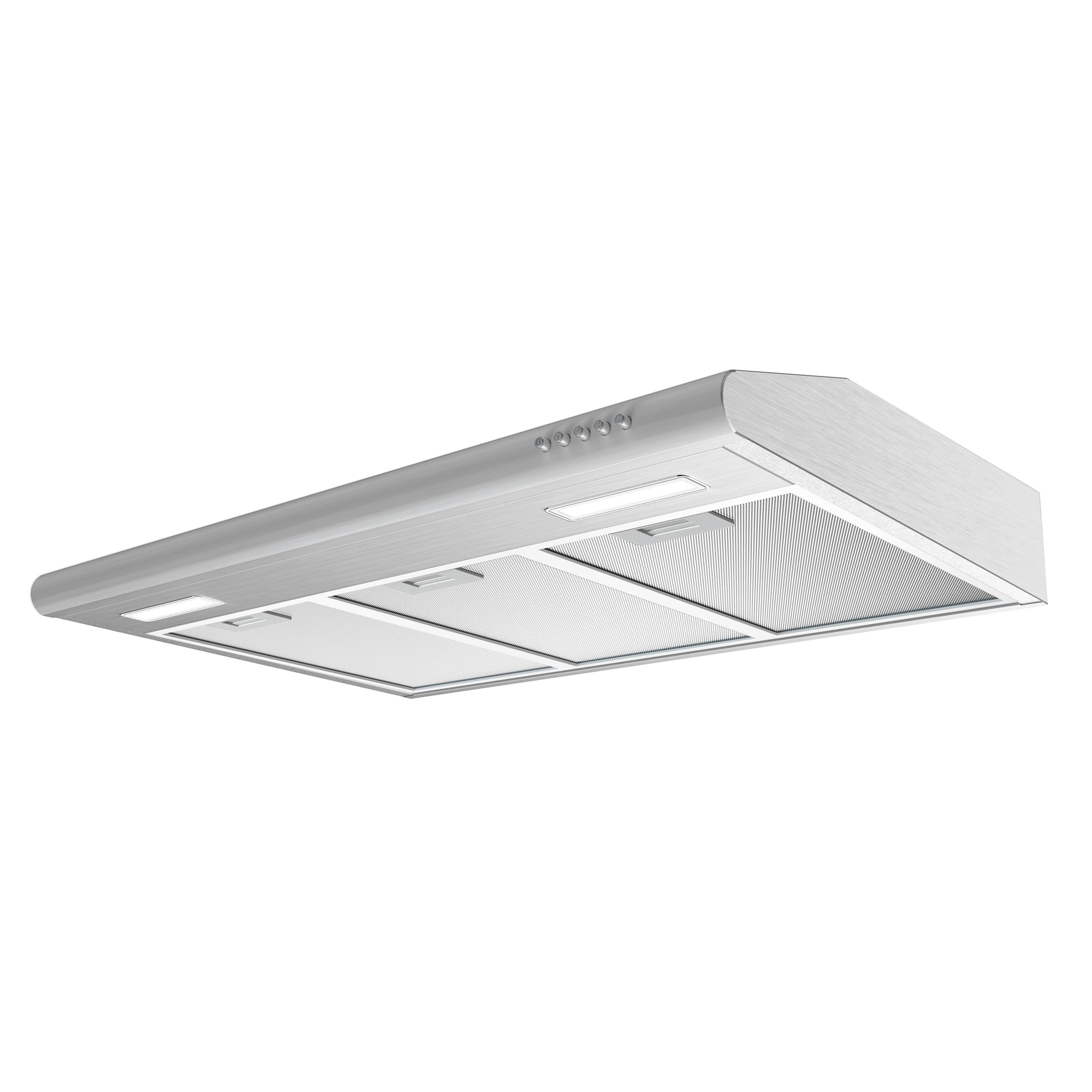 Under Cabinet Range Hood 30 inch Vent Hood for Kitchen with 3 Speed Exhaust Fan, Ducted and Ductless Convertible, Stainless Steel product image