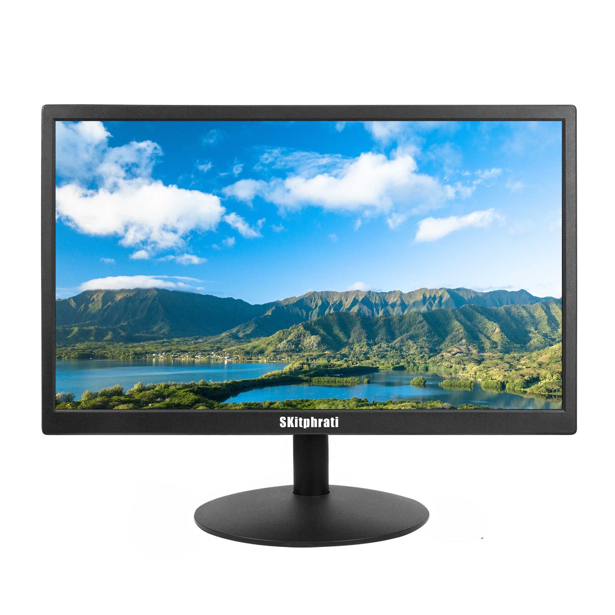 17 inch PC Monitor LED Monitor 1440x900, 75HZ, 5Ms, 16:10, Viewing Angle 95°Horizontal,TN Panel, VESA Wall Mountable, VGA & HDMI Port, Black product image