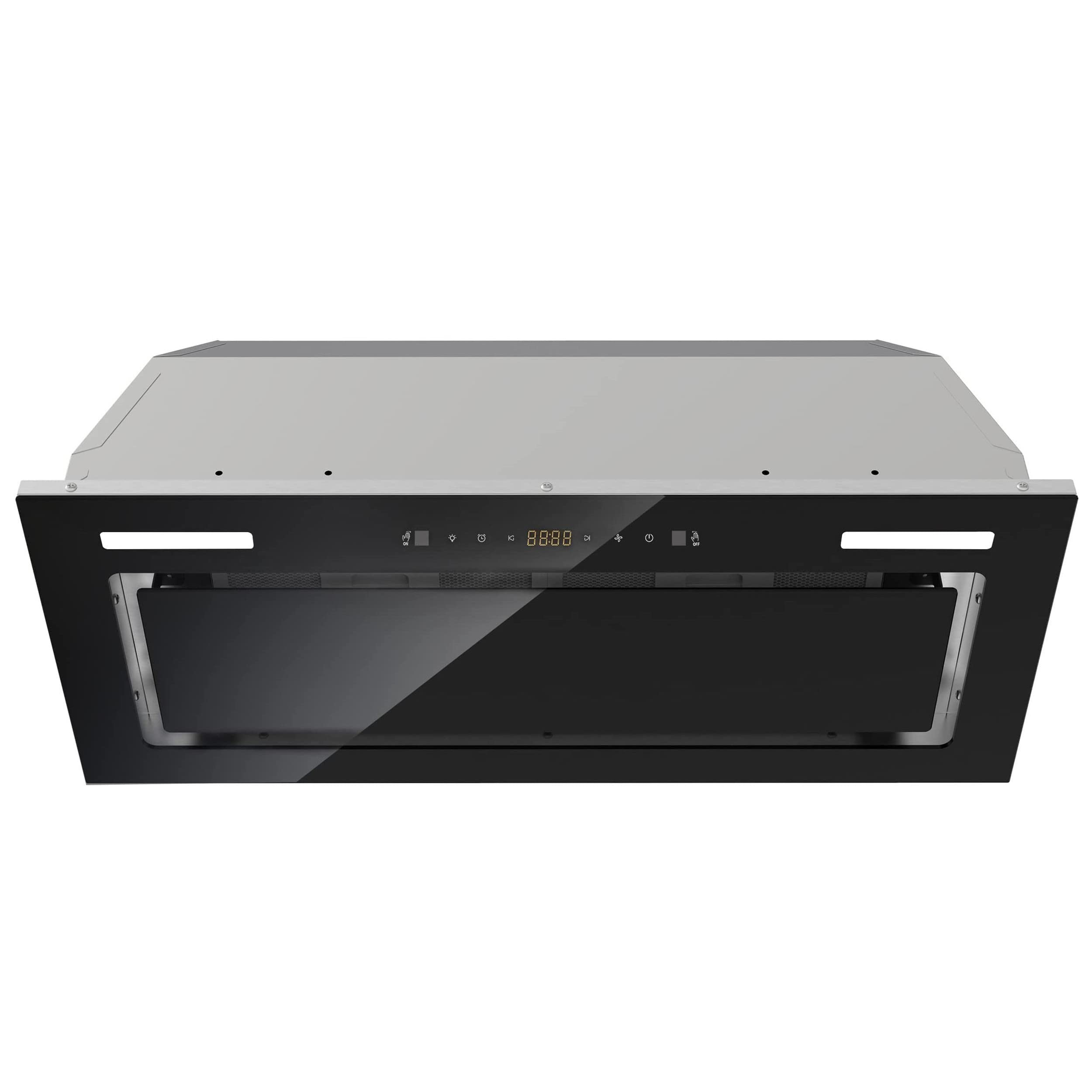 FIREGAS Range Hood Insert 30 inch 600CFM,Ducted/Ductless Convertible Stove Vent Hood with Gesture Sensing and Touch Control,LED Lights,Tempered Glass,Kitchen Hood included Charcoal Filters product image