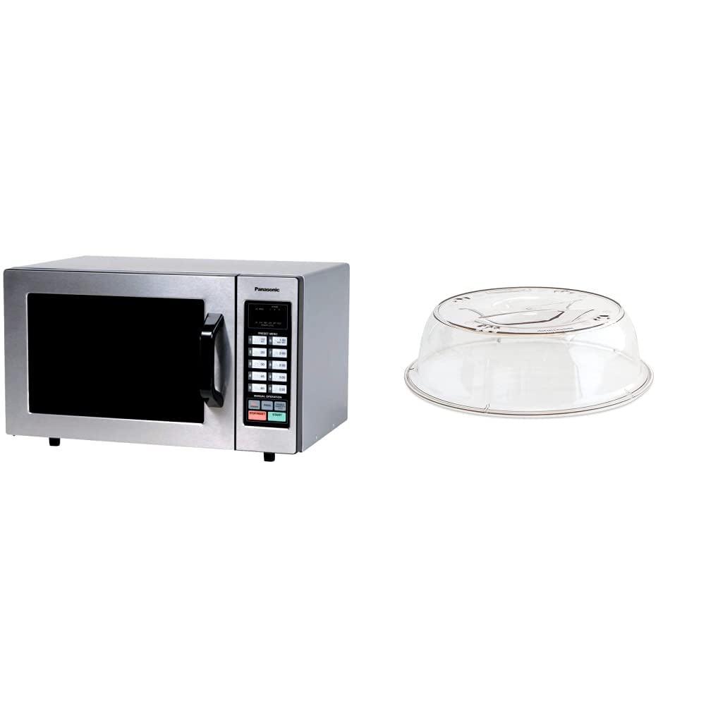 Panasonic 1000W Commercial Microwave Oven With Nordic Ware Deluxe Plate Cover product image