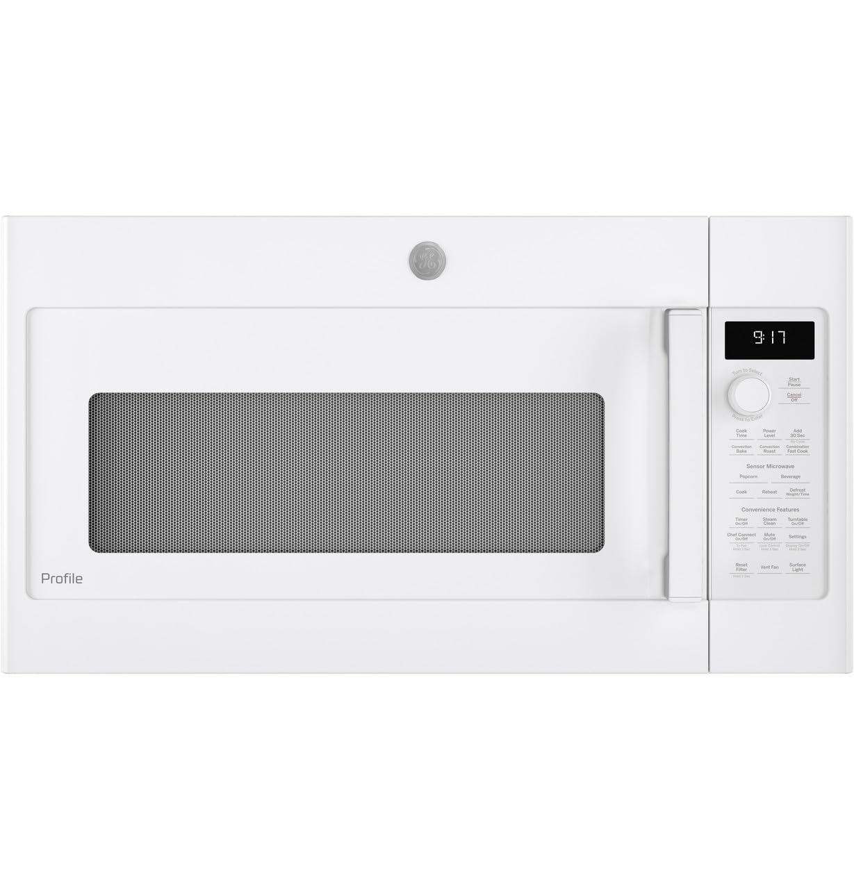 GE PVM9179DRWW 30 Inch Over-the-Range Convection Microwave Oven with Air Fry product image