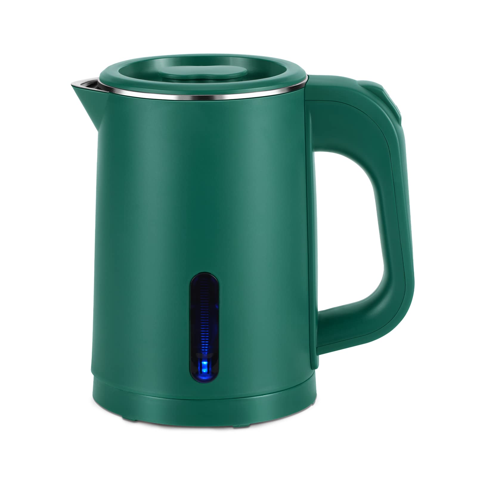 Small Electric Tea Kettle Stainless Steel, 0.8L Portable Mini Hot Water Boiler Heater, Travel Electric Coffee Kettle with Auto Shut-Off & Boil Dry Protection Green product image