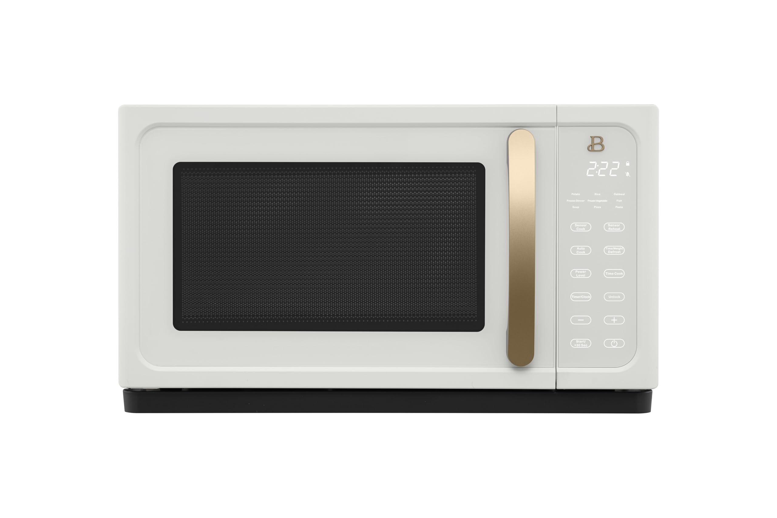 Beautiful 1.1 Cu ft 1000 Watt, Sensor Microwave Oven, White Icing by Drew Barrymore product image