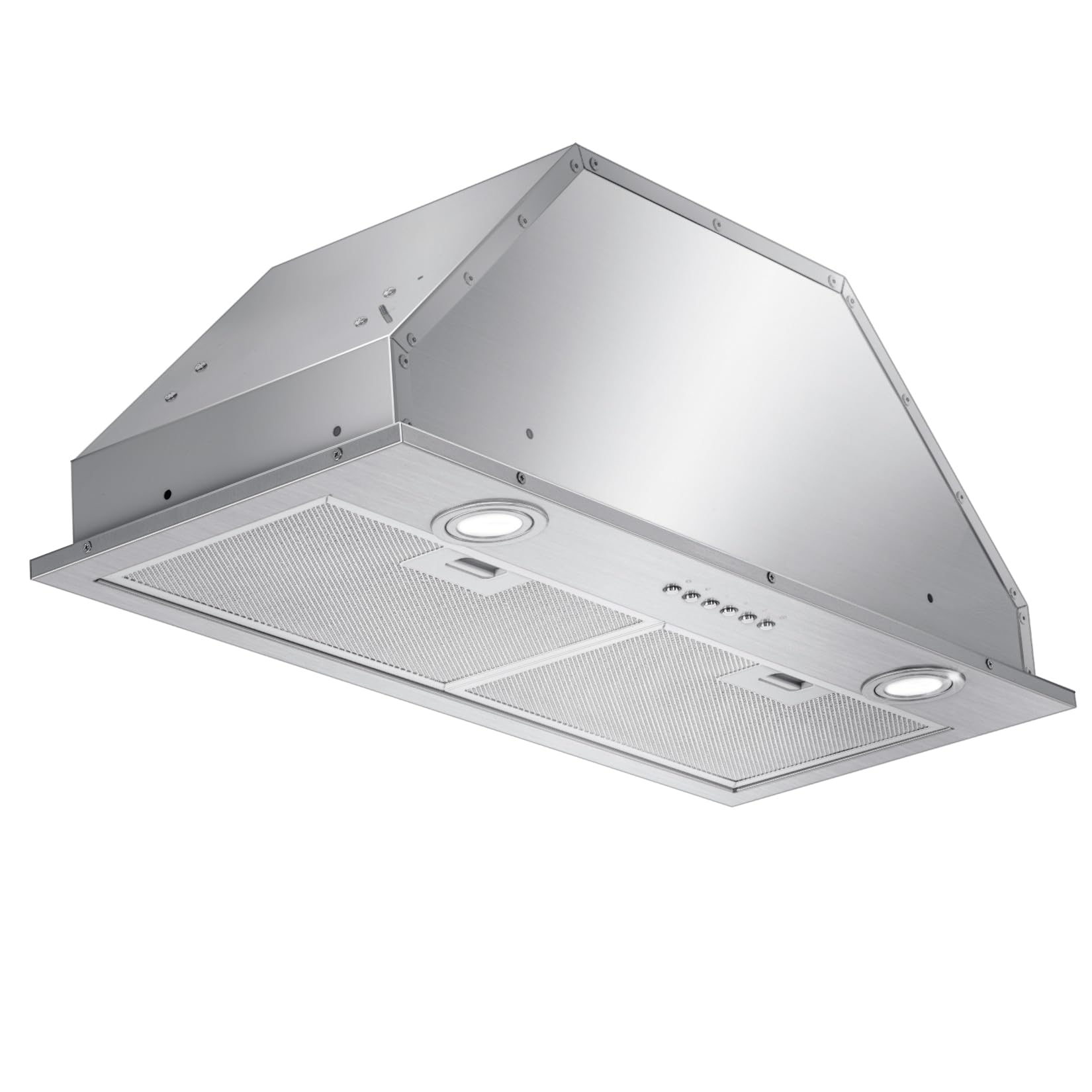 ONEEON 30" Range Hood Insert - 500 CFM Stainless Steel Built-in Kitchen Vent w/ 4-Speed Exhaust Fan, Dishwasher-Safe Baffle Filters, LED Lights & 3-Min Delayed Shutdown product image