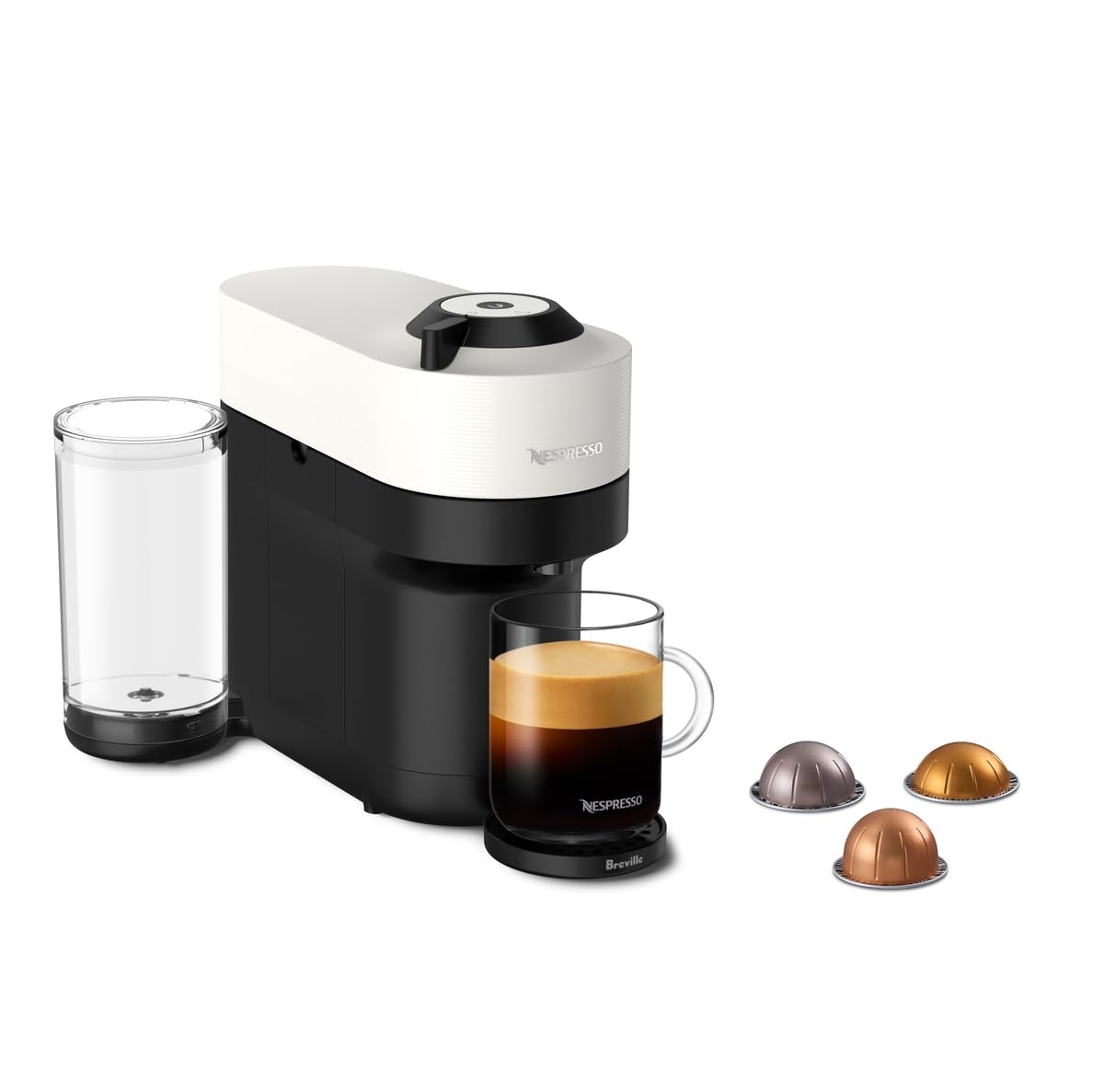 Nespresso Vertuo Pop+ Coffee and Espresso Maker by Breville, Coconut White product image