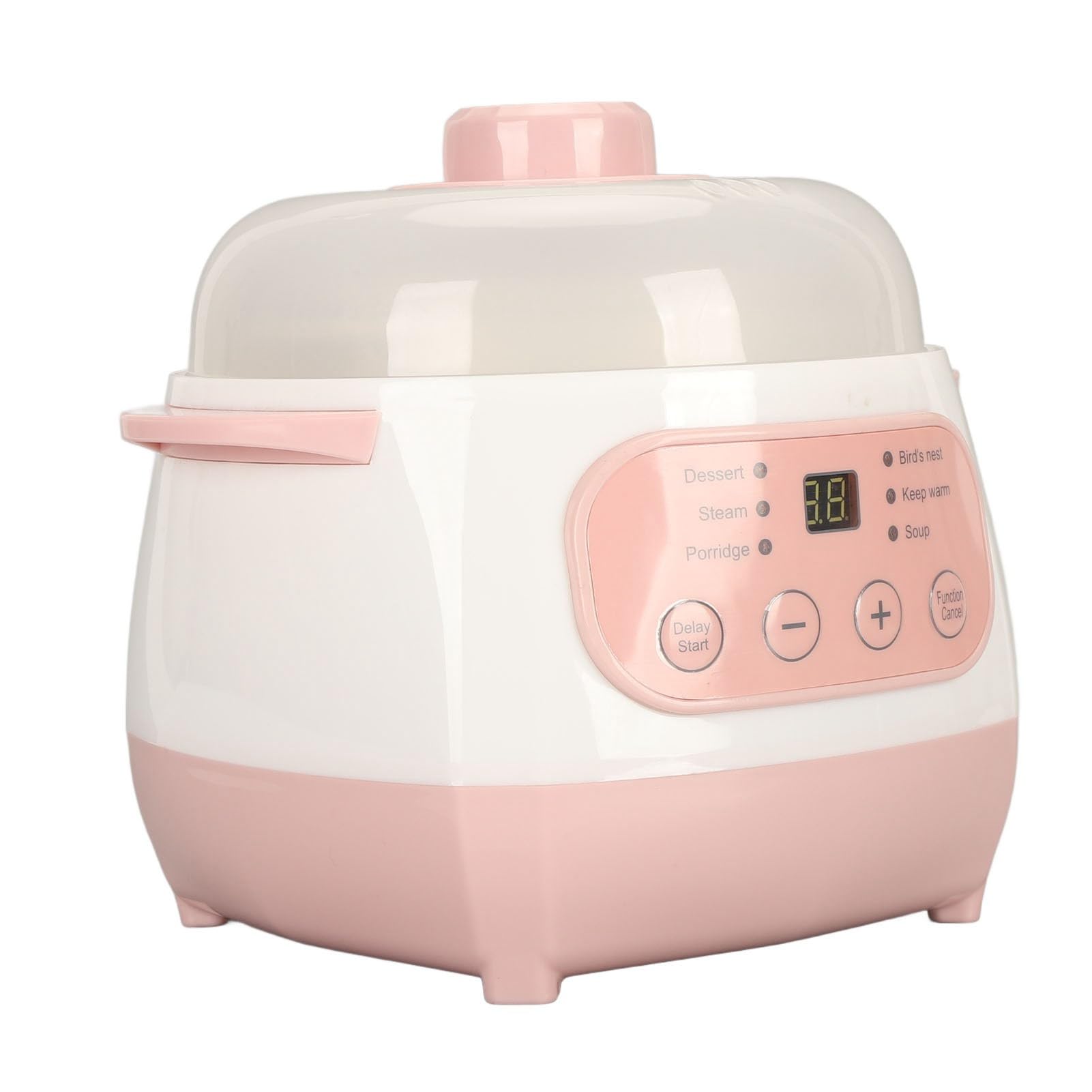 Mini Ceramic Stew Cooker With 1l Capacity And Antidry Burn Function, Electric Slow Cookers For Small Kitchen, Electric Stewing Pan Appointment Timing Sputum Stewed Automatic Boiled Porridge Soup Pot product image