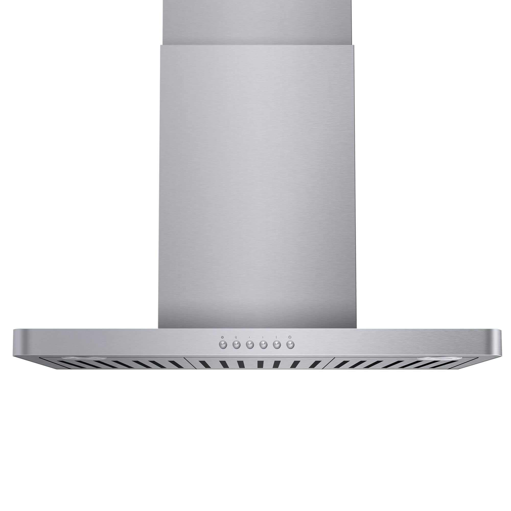 ONEEON 30" Range Hood - 900 CFM Stainless Steel Wall Mount Kitchen Exhaust with 4 Speed Fan, LED Lights, Push Button, Ultra-thin Body, Chimney Style Stove Vent Hood & Ducted Exhaust Vent product image