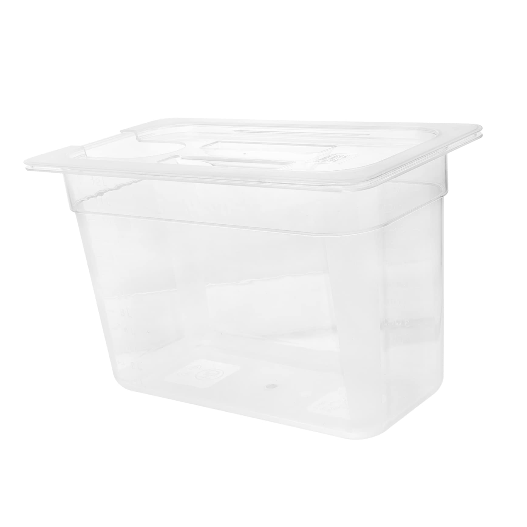 STOBOK 6l Slow Cooker Container Lids Small Sous Vide Containers Kitchen Storage Case Vegetable Storage Box Crystal Visibility product image