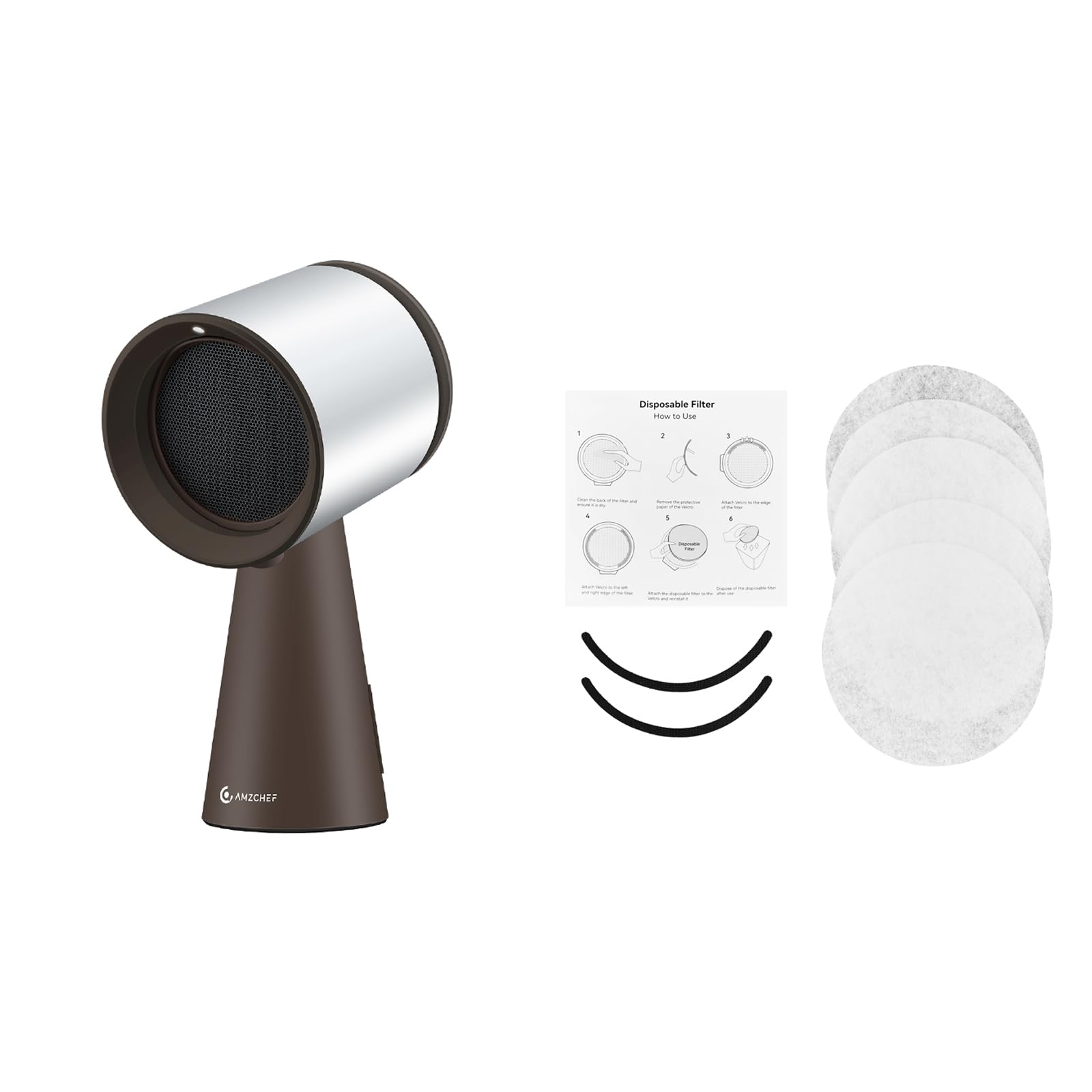 AMZCHEF Portable Range Hood with 3 Speed 1 Range Hood Filter cotton5 product image