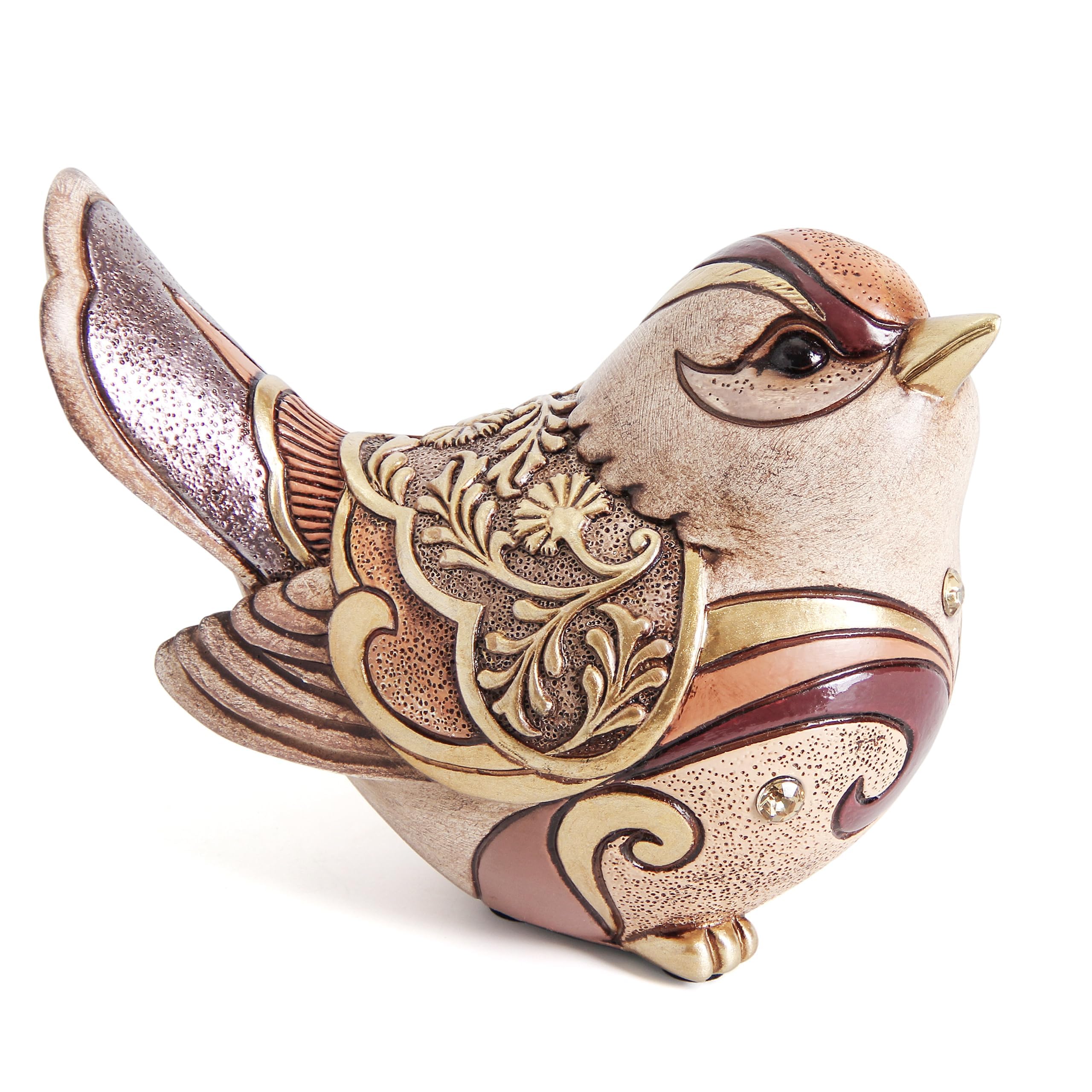 Bird Figurines For Home Decor,Bird Statue Sculpture For Shelf Decor Accents,Boho Bird Decorations For Table Office Living Room Bedroom,Retro Animal Statues Decorative Bird Gifts For Bird Lovers Women product image