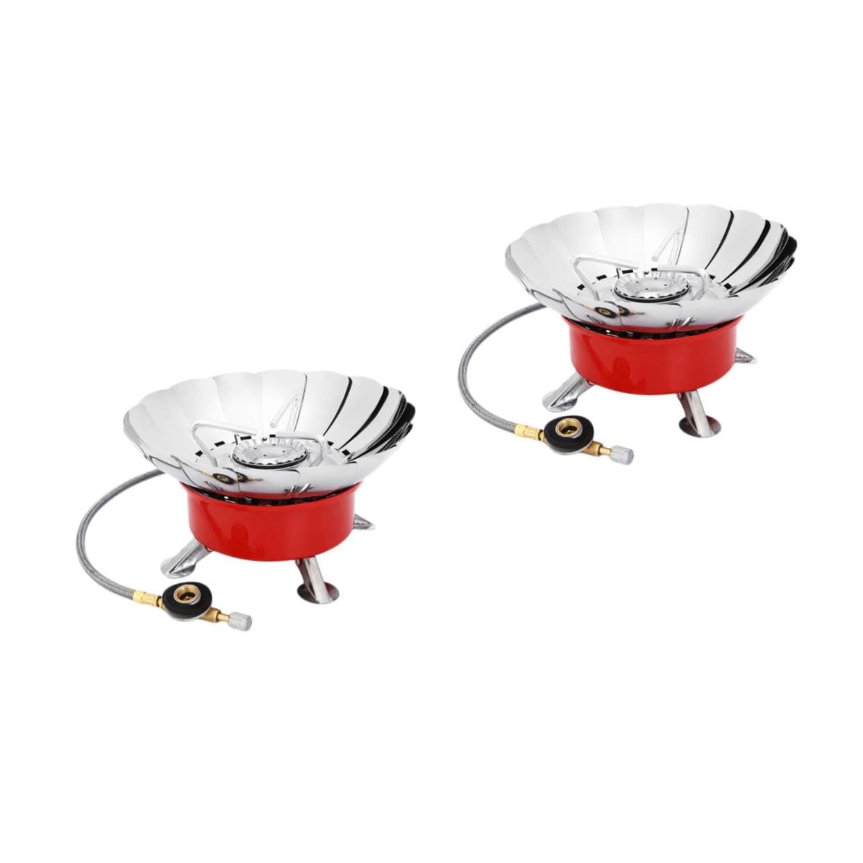 BESPORTBLE 2pcs Gas Camping Stove Butane Portable Stove Head Picnic Light Weight Easy Storage product image