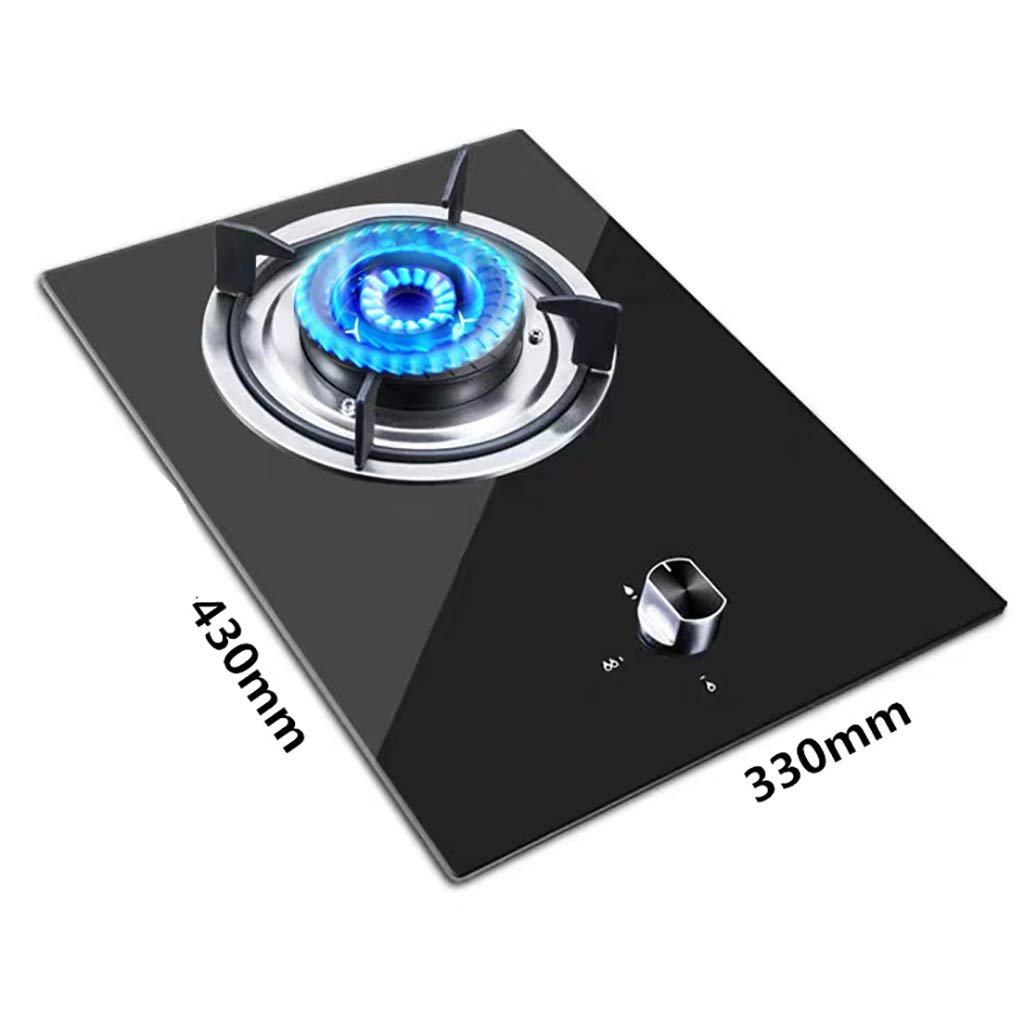 Gas Stov 4.8KWGas hob LPG/NG Built-in Gas Stove for Cooking Portable Hob with Flameout Protection and Rotating Button Energy Class A+ Energy Class A Color : B Size : NG B NG product image