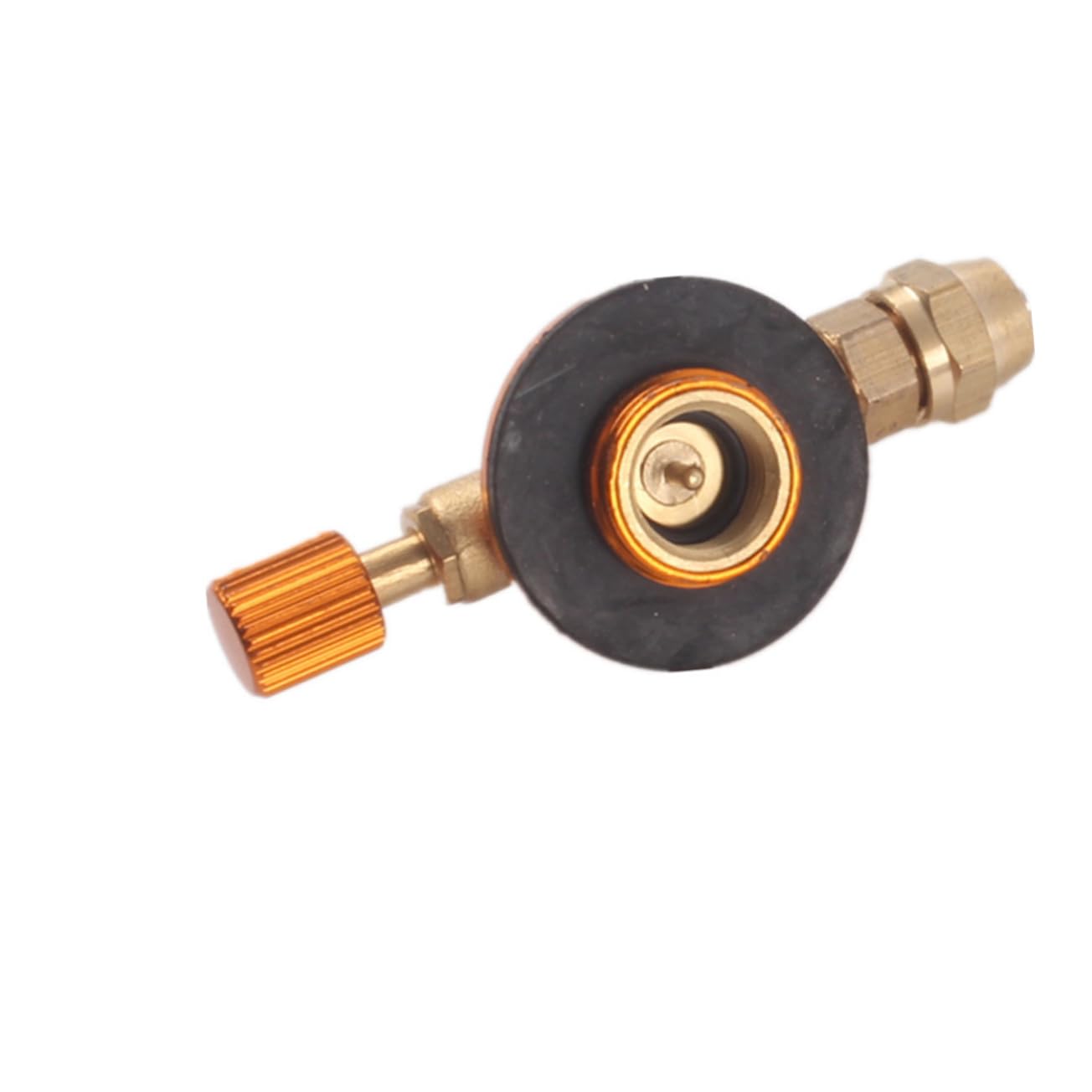 HANABASS Flat Gas Tank Inflation Valve Kit Propane Tank Gas Conversion Camping Stove Adapter Metal Construction product image
