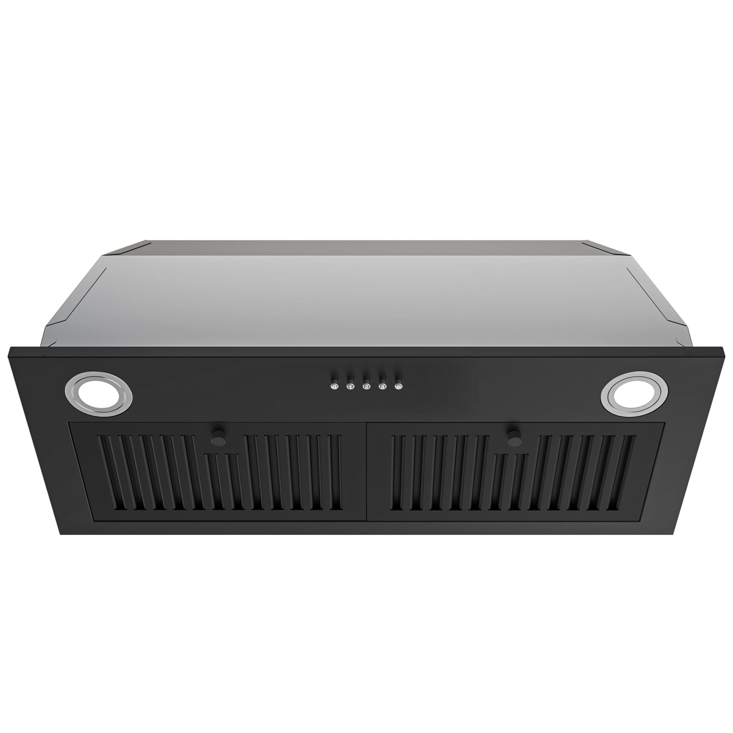 FIREGAS Black Range Hood Insert 30 Inch, 600 CFM Ducted/Ductless Convertible Built-in Kitchen Vent Hood, Stainless Steel Stove Hood with 3 Speed Exhaust Fan & Baffle Filters product image