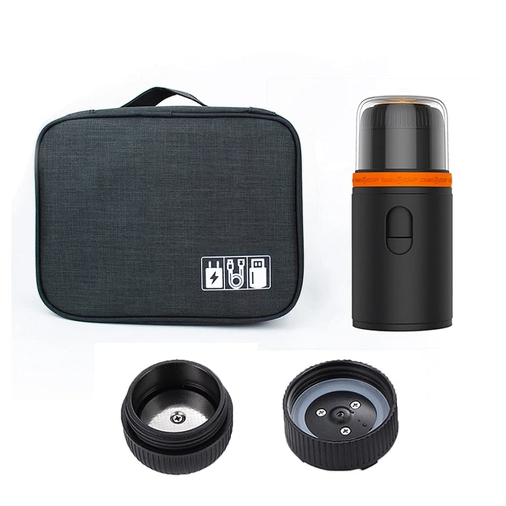 Coffee Maker Machine Portable Hand Pressure Espresso Machine Manual Coffeeware Kitchen Mini Gadgets for Home Travel OutdoorBlack product image