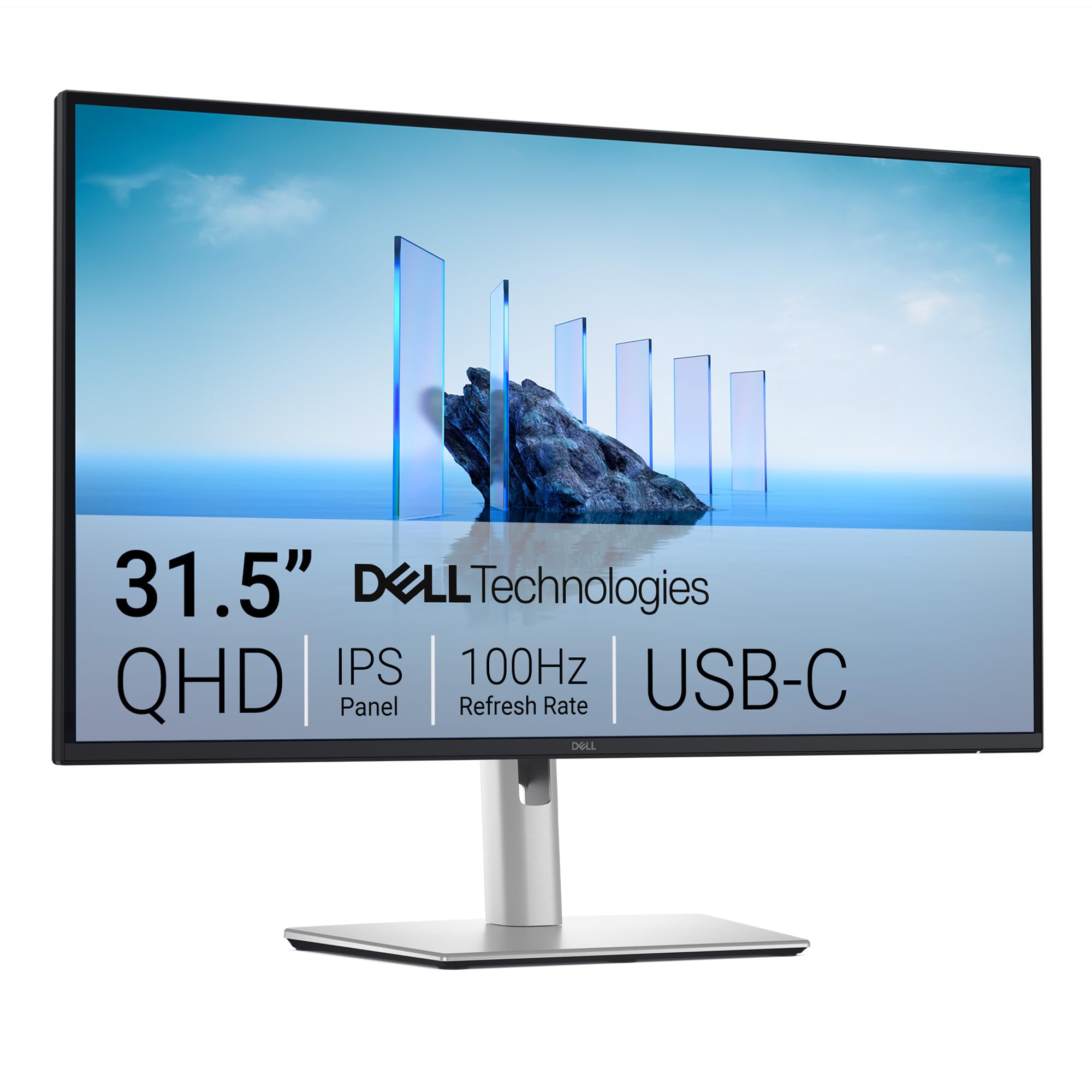 Dell Pro 32 Plus QHD USB-C Hub Monitor P3225DE - 31.5-inch QHD 2560x1440 100Hz 8ms Display, USB-C/HDMI/DisplayPort Connectivity, Height/Swivel/Pivot/Tilt Adjustment, 4 Star TÜV Eye Comfort - Black product image