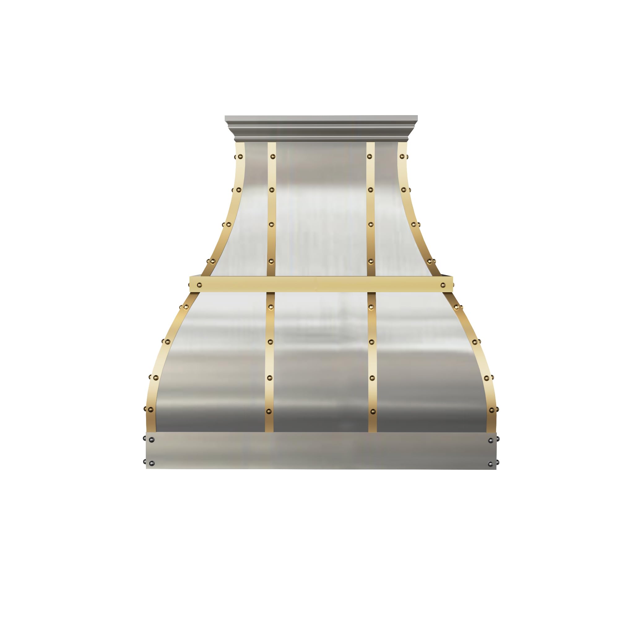 SINDA Classic Stainless Steel Range Hood with High Airflow Cenrtifugal Blower, Stainless Steel Vent with Liner and Internal Motor, Baffle Filter,SRH2TRAHS606021W, 60"Wx60"H product image