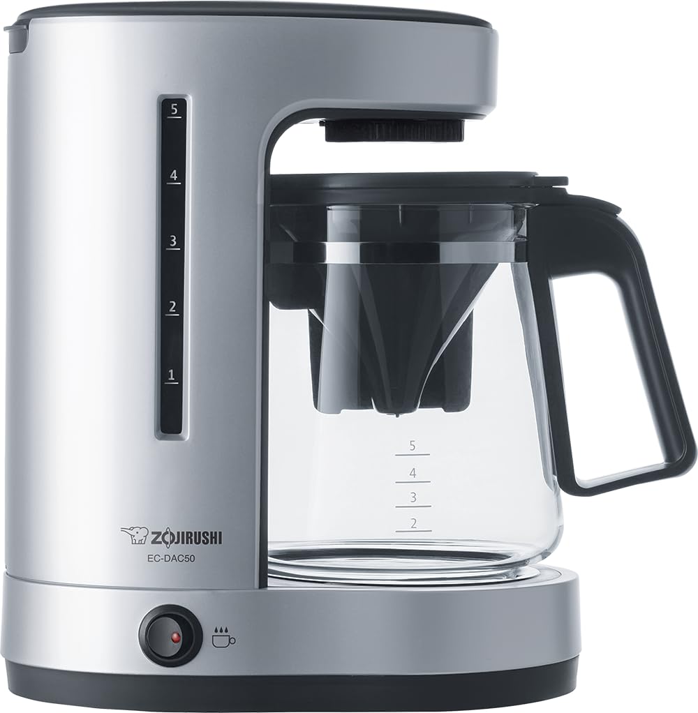 Zojirushi EC-DAC50SZ ZUTTO Coffee Maker 5 Cups, Silver, PFAS-free product image