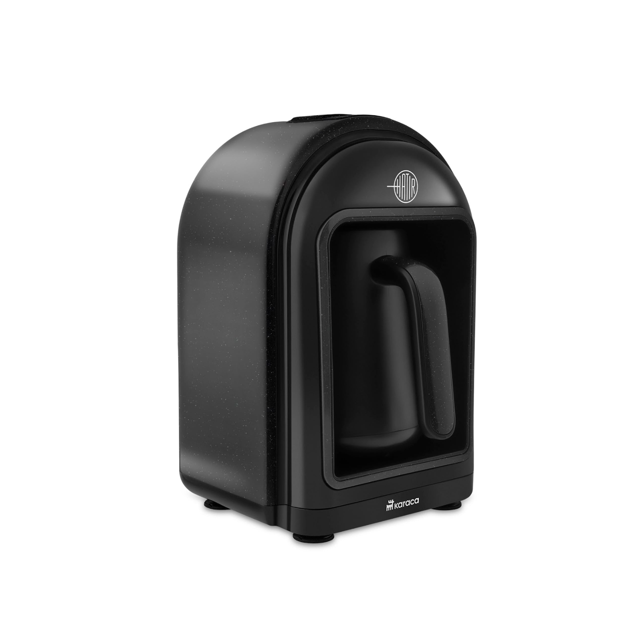 KARACA Hatır Turkish Coffee Maker, 5 Cups Electric Turkish Coffee Machine with Ember Mode, Automatic Temperature Control, Overflow Protection, Audible & Visual Alerts, Shiny Black product image