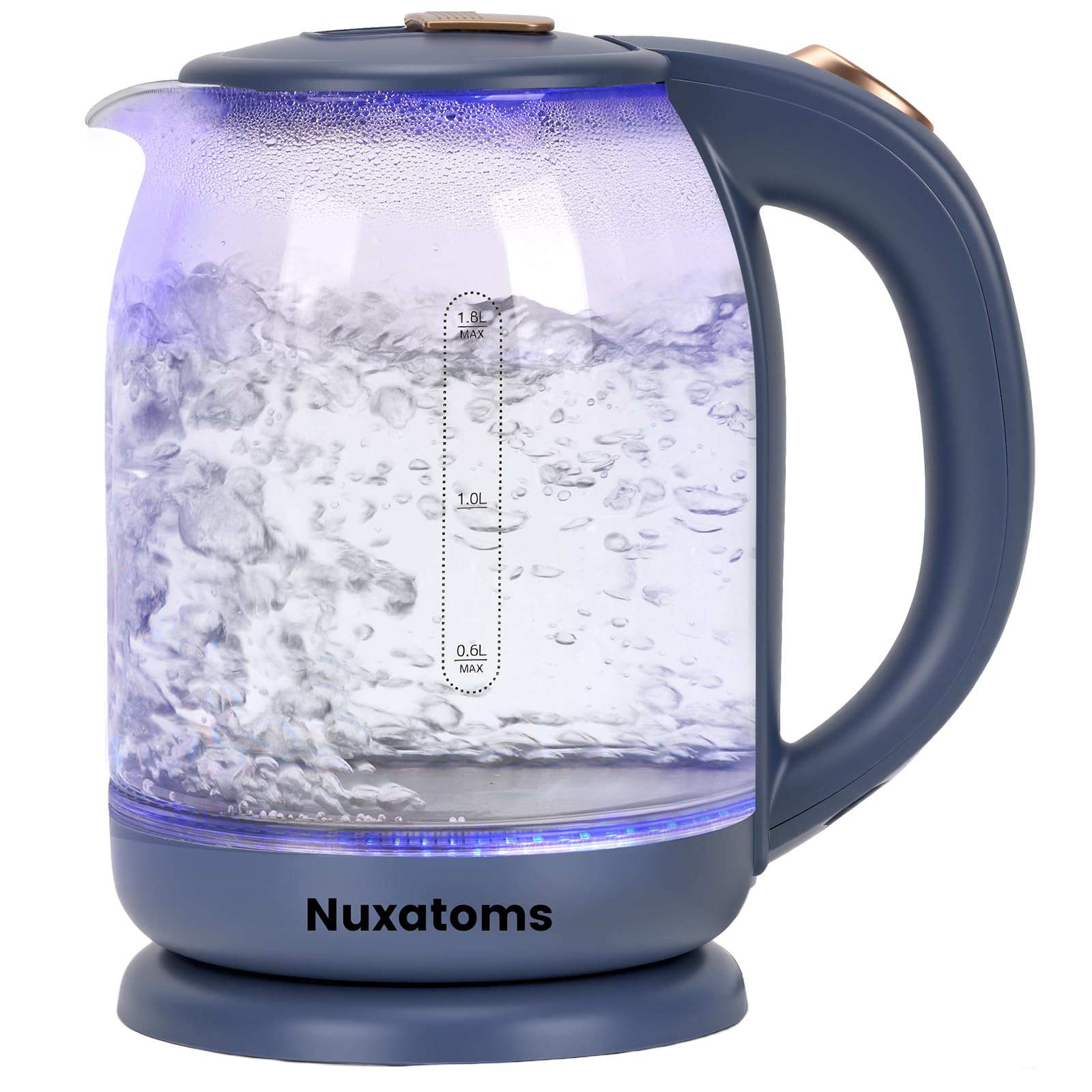 Household Electric Kettle, All 304 Stainless steel and No Plastic Contact, Automatic Shut-off,Borosilicate glass Visual Boiling, 2.0L Water Boiler & Tea Kettle Perfect For Tea & Coffee product image