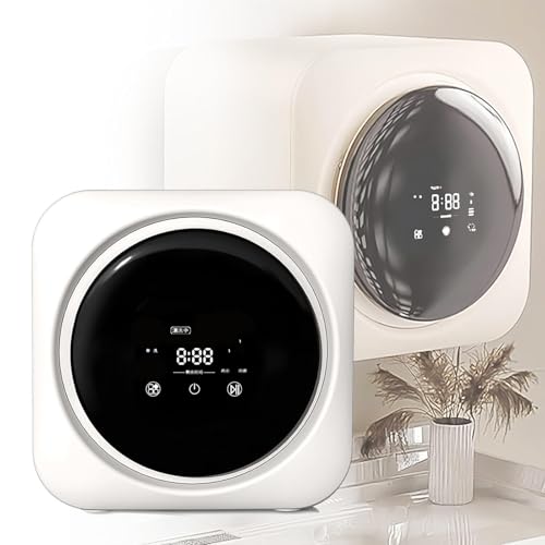 2 in 1 Mini Portable Washer & Dryer Combo, Compact Washing Machine with LCD Control, Stainless Steel Drum for Small Clothes, Underwear & Socks, Desktop Use product image