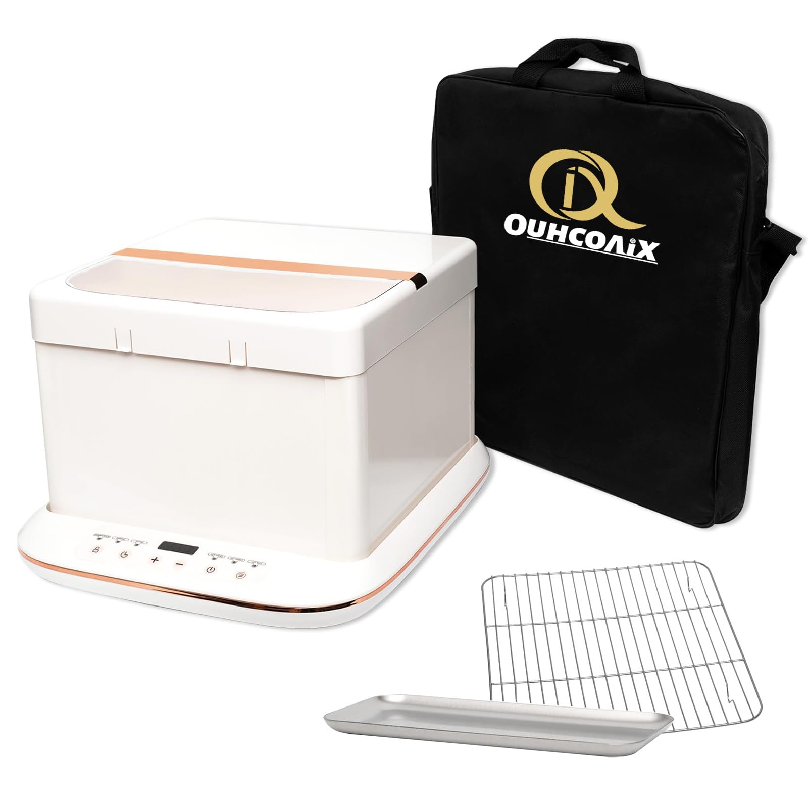 Folding Proofer Bread Proofing Box & Slow Cooker with 32-248℉ Temp Control & 10 H Timer Proofing Box for Sourdough, Bread Baking, Pizza, Yogurt Sourdough Starter Kit for Home Baking Bread Lovers product image
